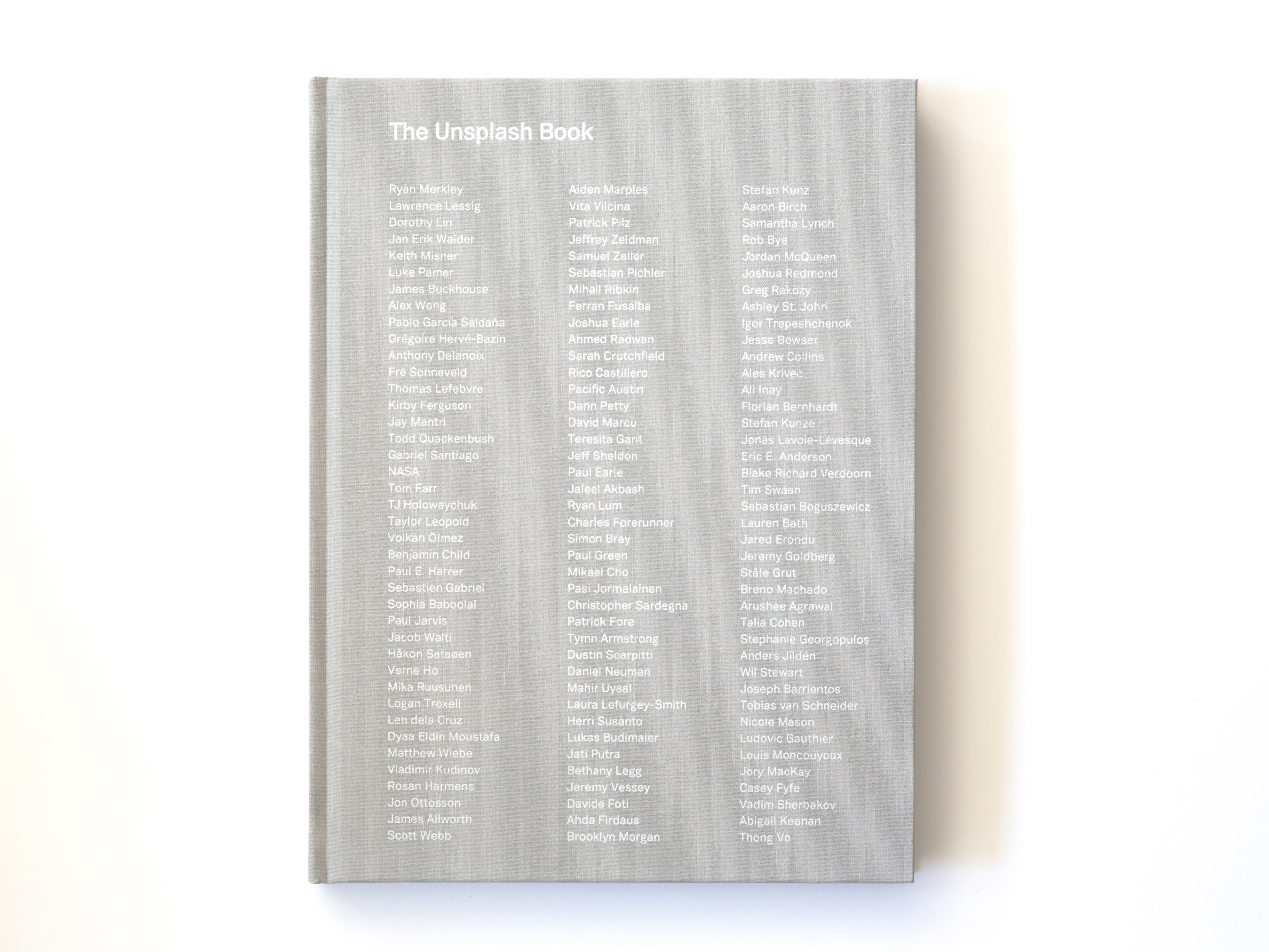 grey cover of the unsplash book with written names in toronto, cover of the unsplash book 4k, HD Wallpaper
