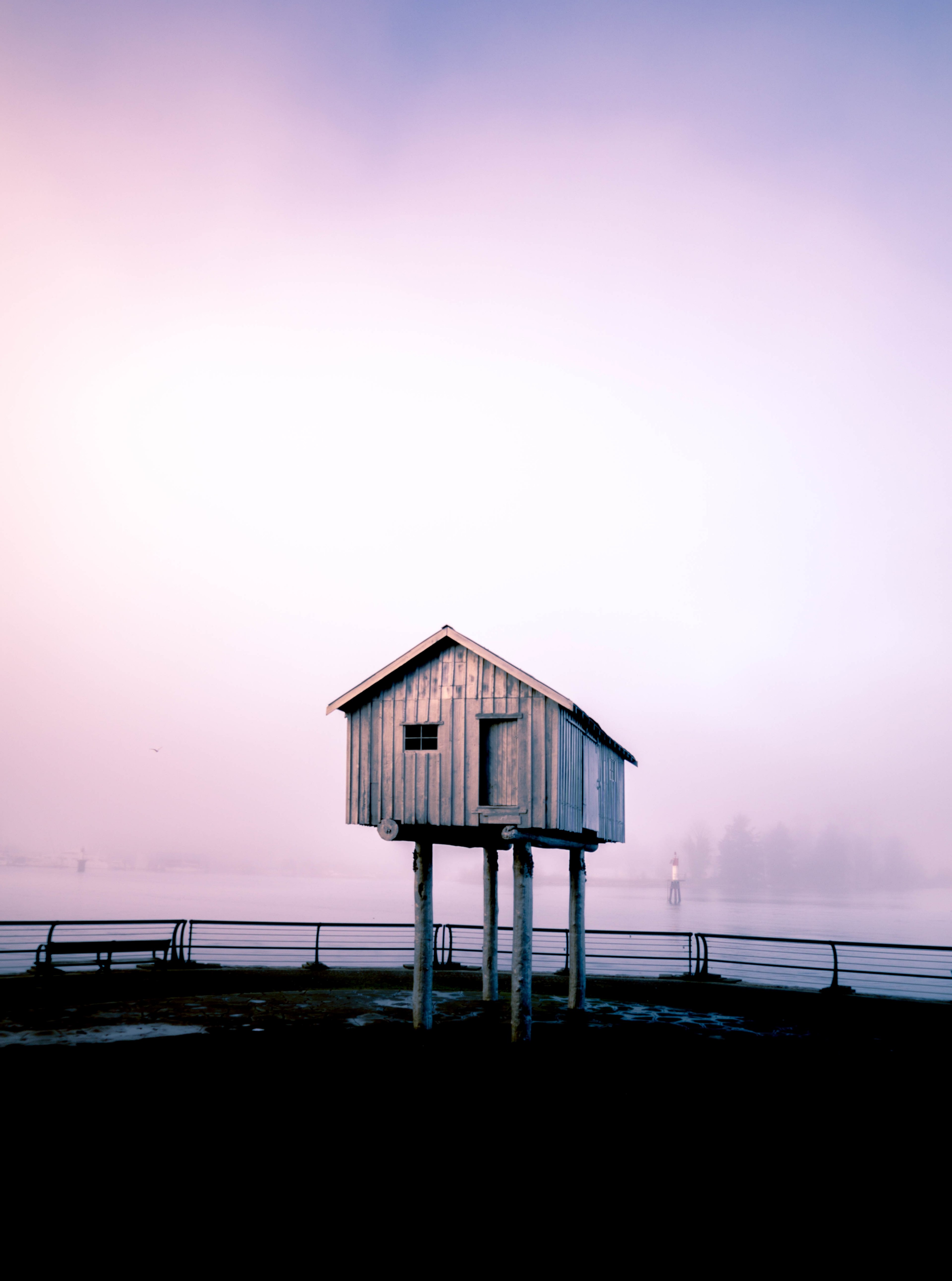 building shed shack and cabin hd, 4k, Phone HD Wallpaper