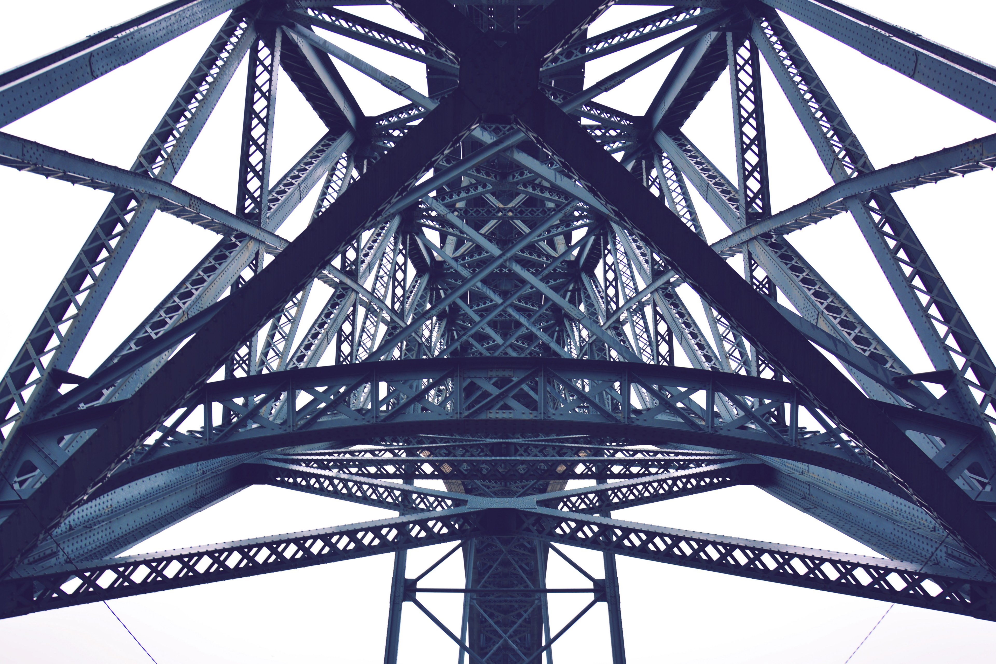 architecture gustav eiffel porto and bridge 4k, HD Wallpaper
