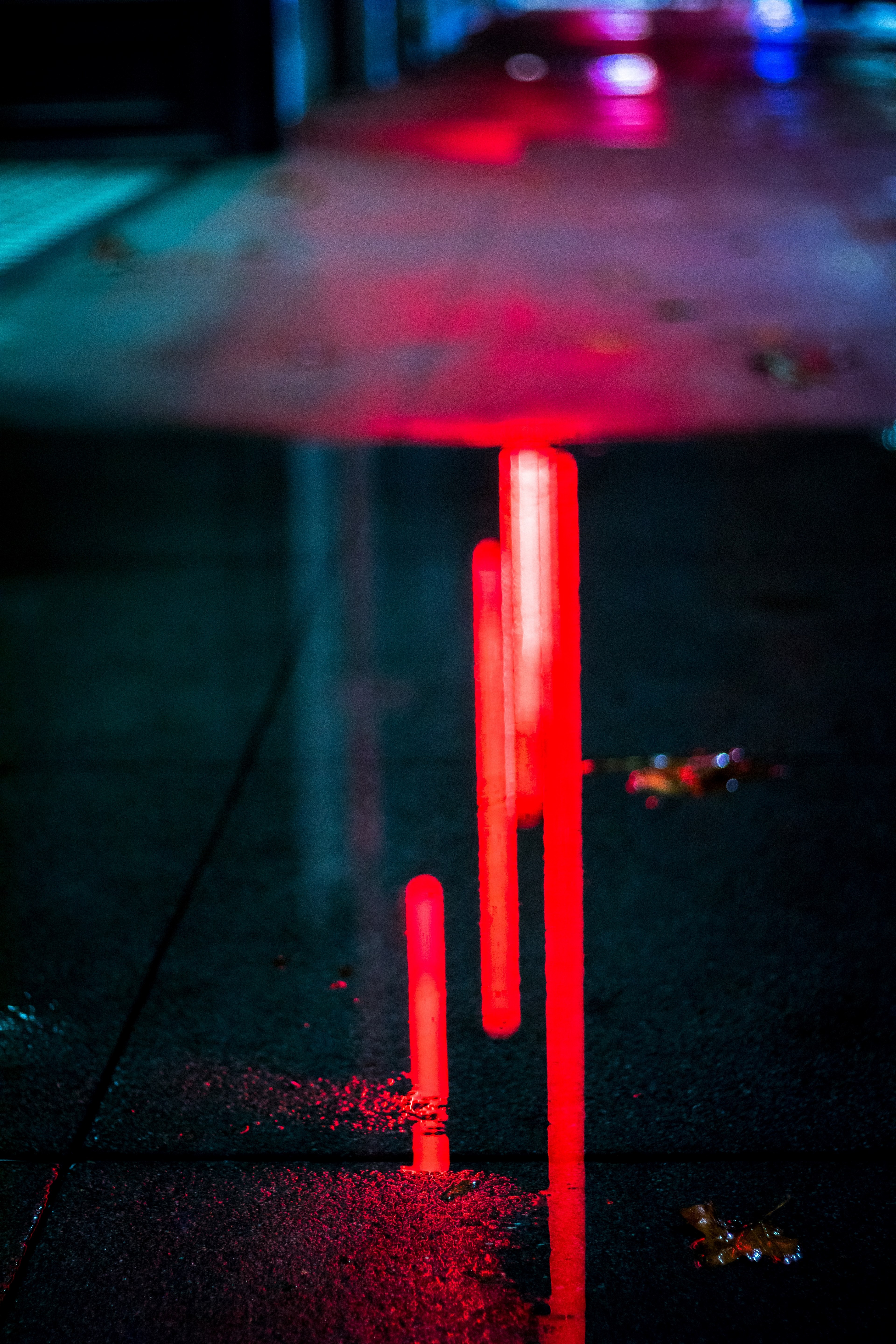 lights neon street and urban hd, 4k, Phone HD Wallpaper