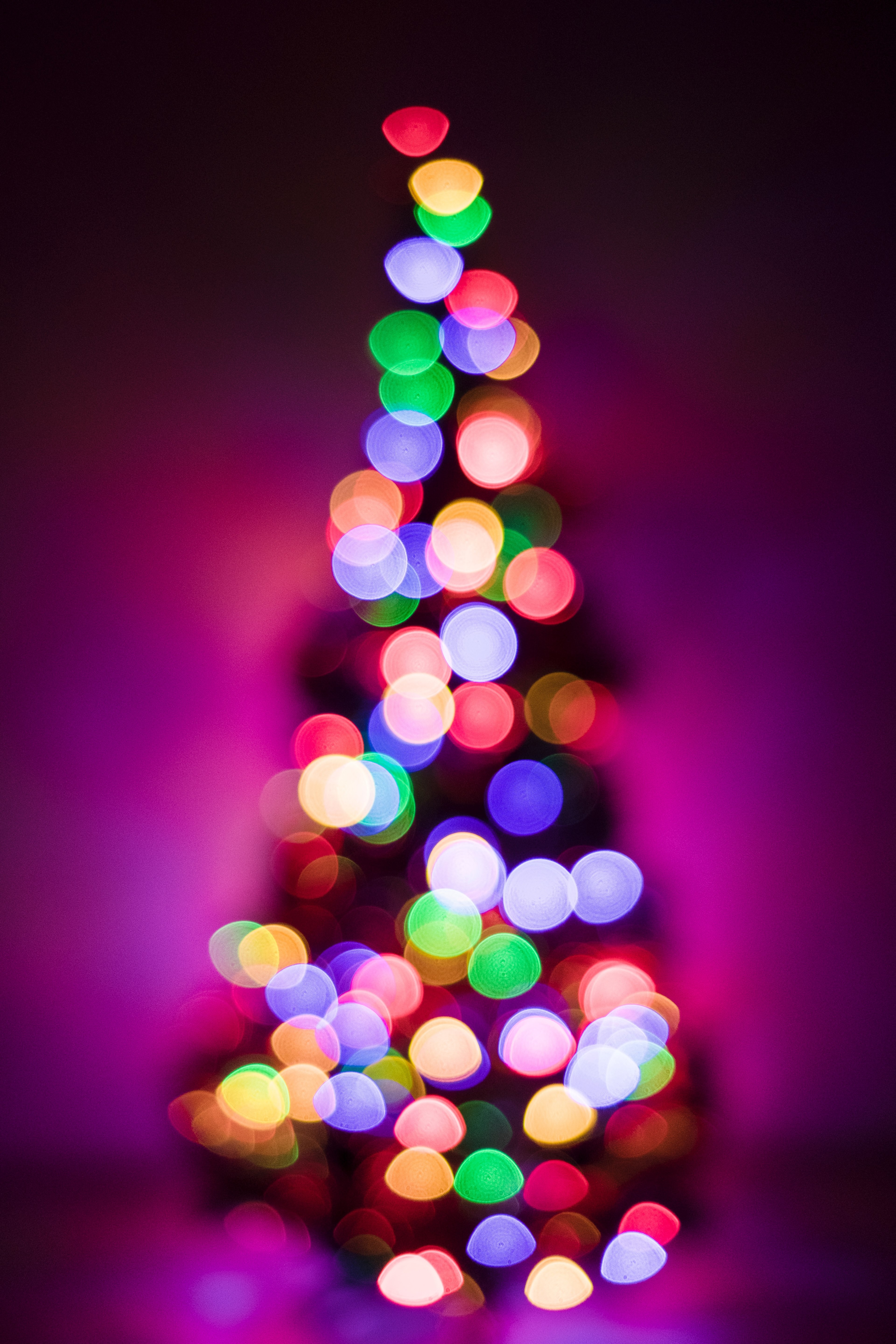 xmas tree 4k, Phone HD Wallpaper