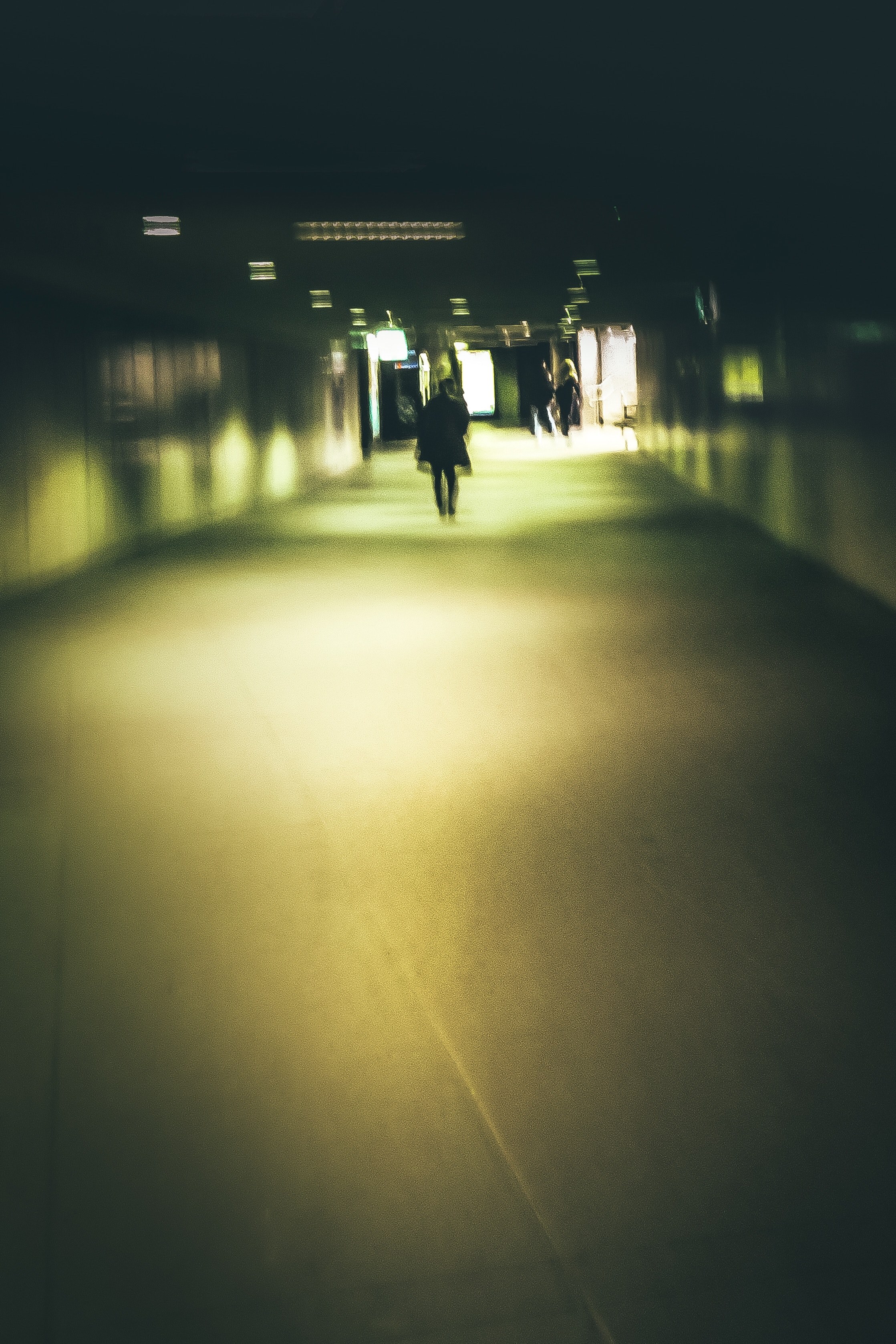 silhouette commuter ghost and urban photography hd, 4k, Phone HD Wallpaper
