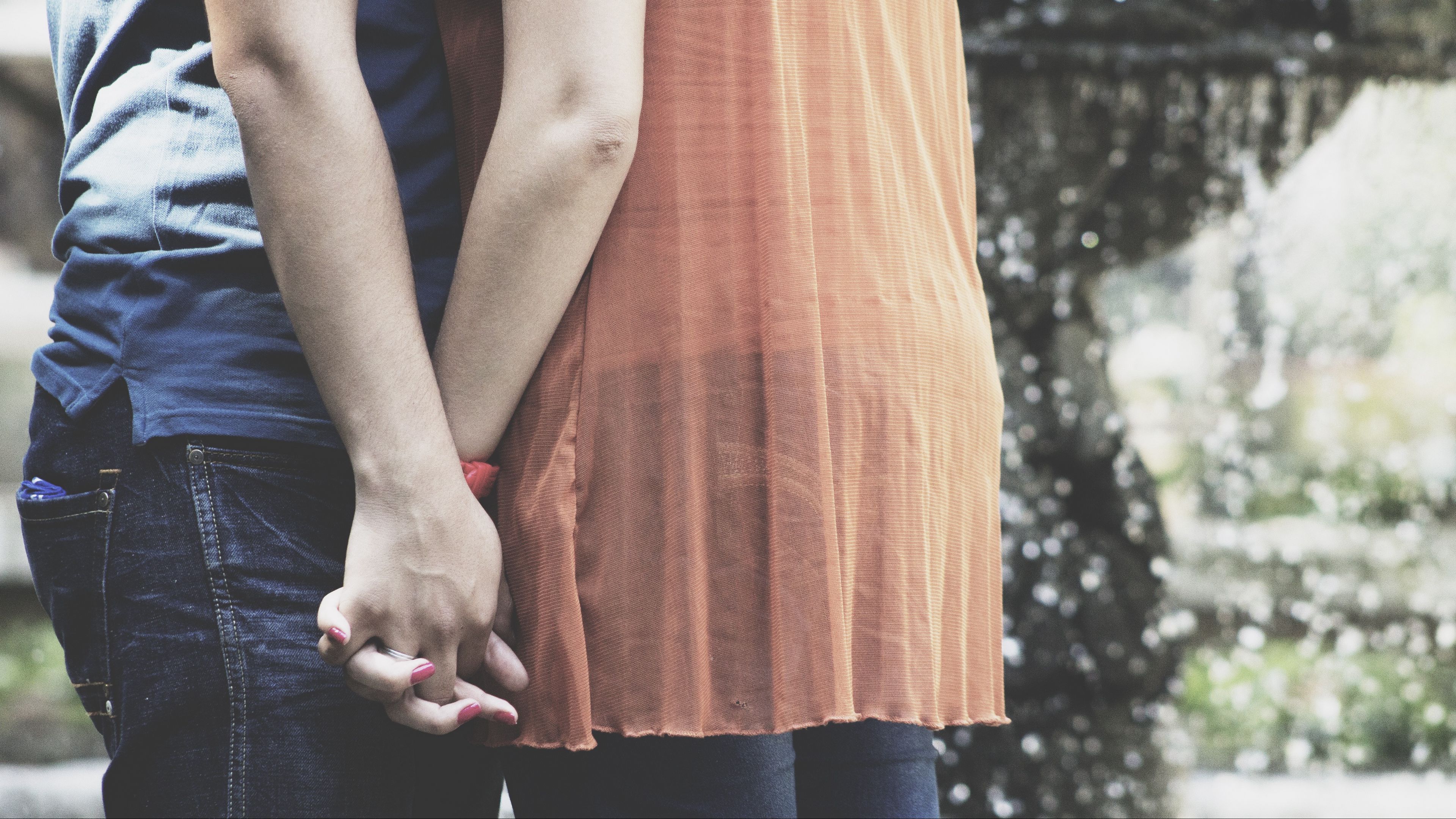 hands, couple, love, romance, 4k, HD Wallpaper