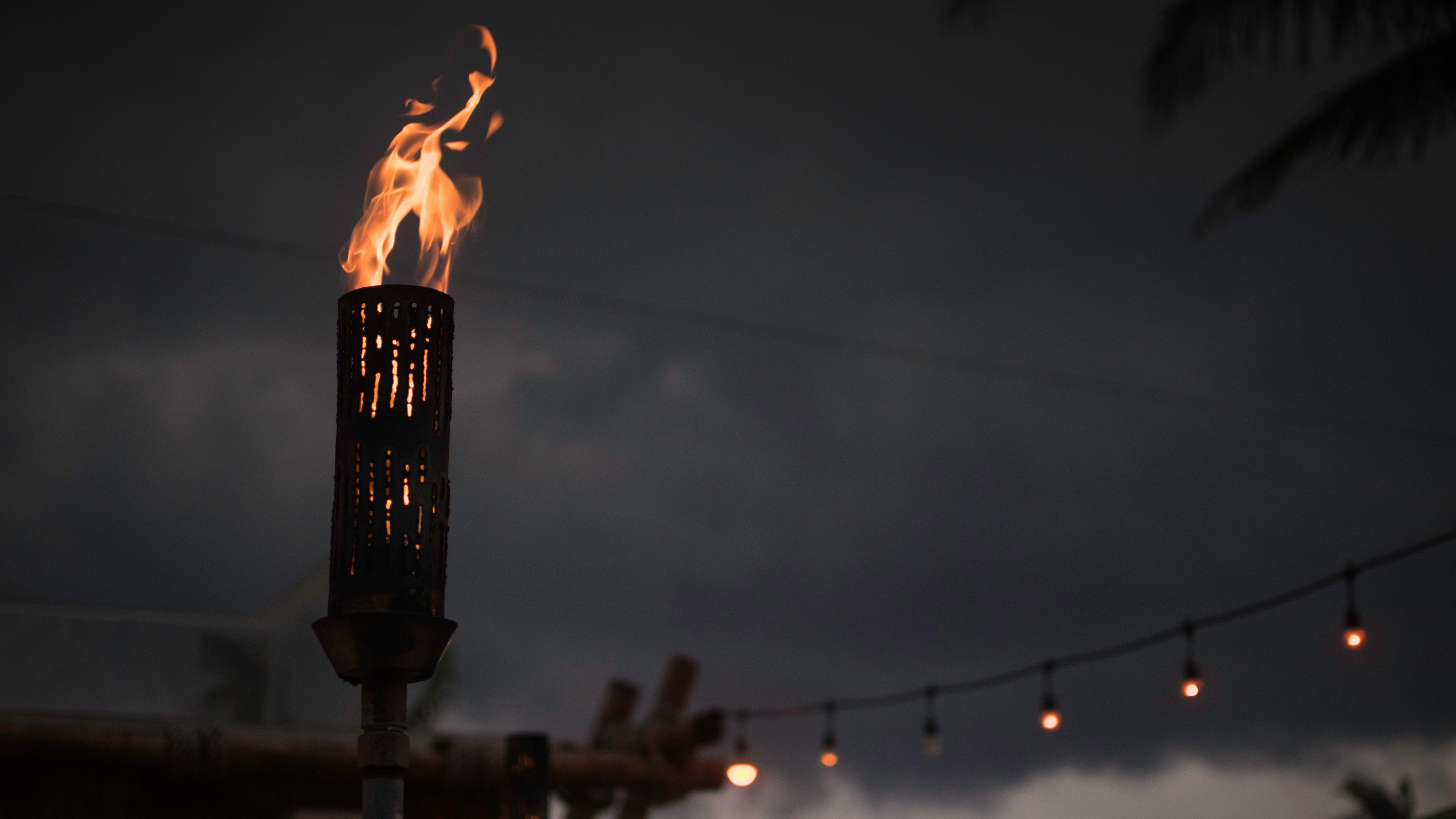 torch, fire, flame, 4k, HD Wallpaper