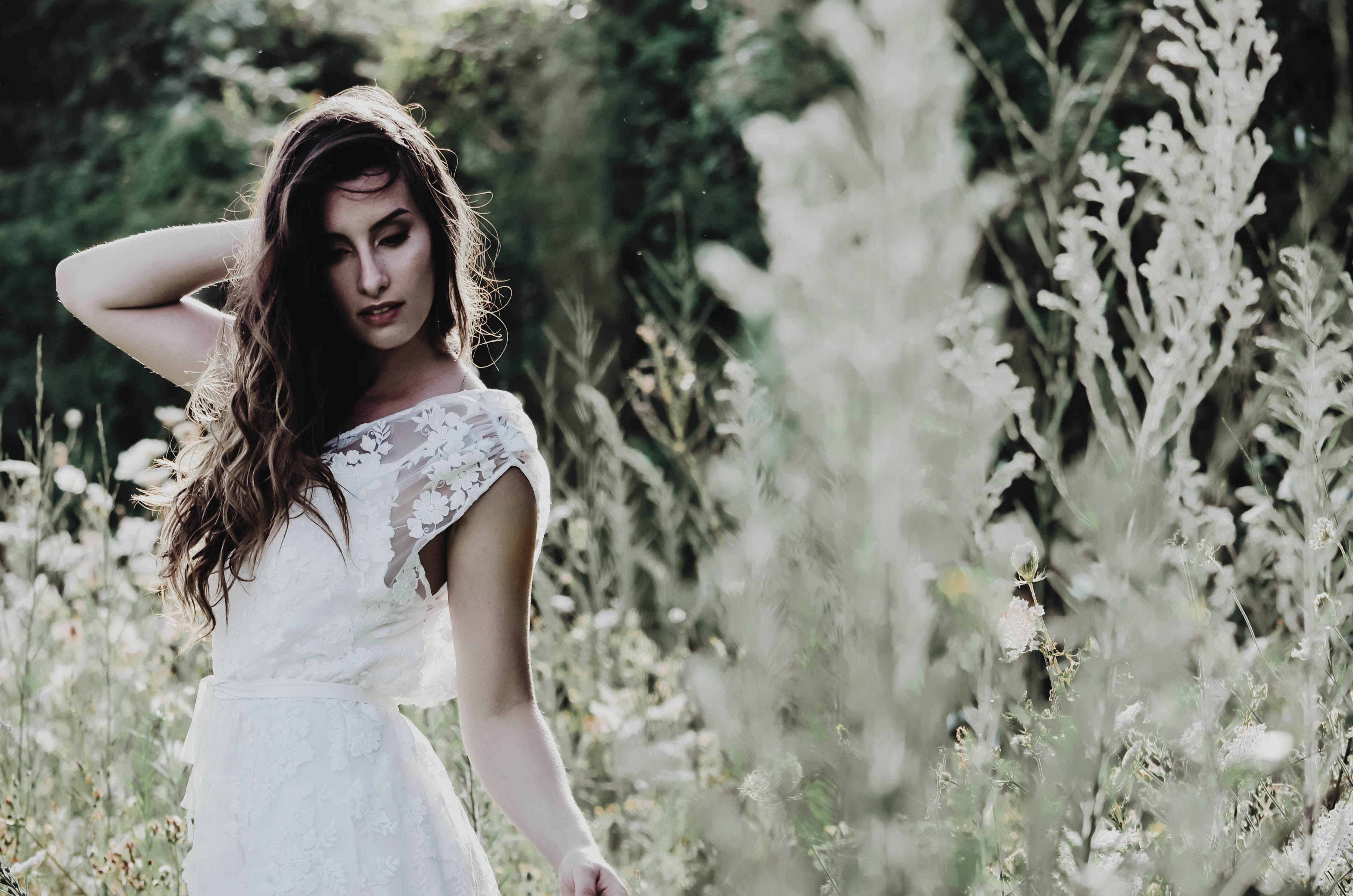 the bride eleanore cottet wedding dresses 4k, HD Wallpaper