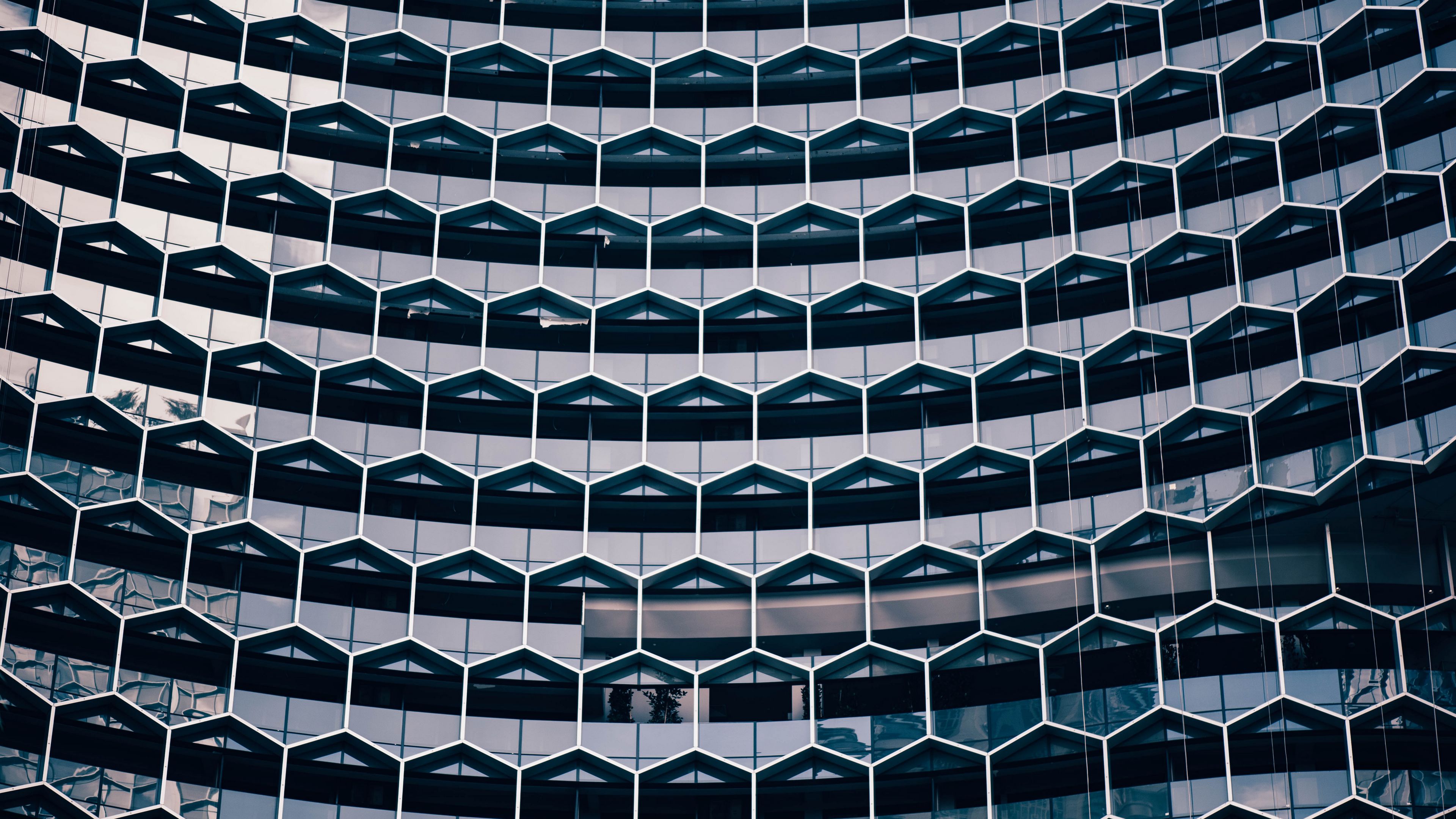 building, facade, architecture, windows, 4k, HD Wallpaper