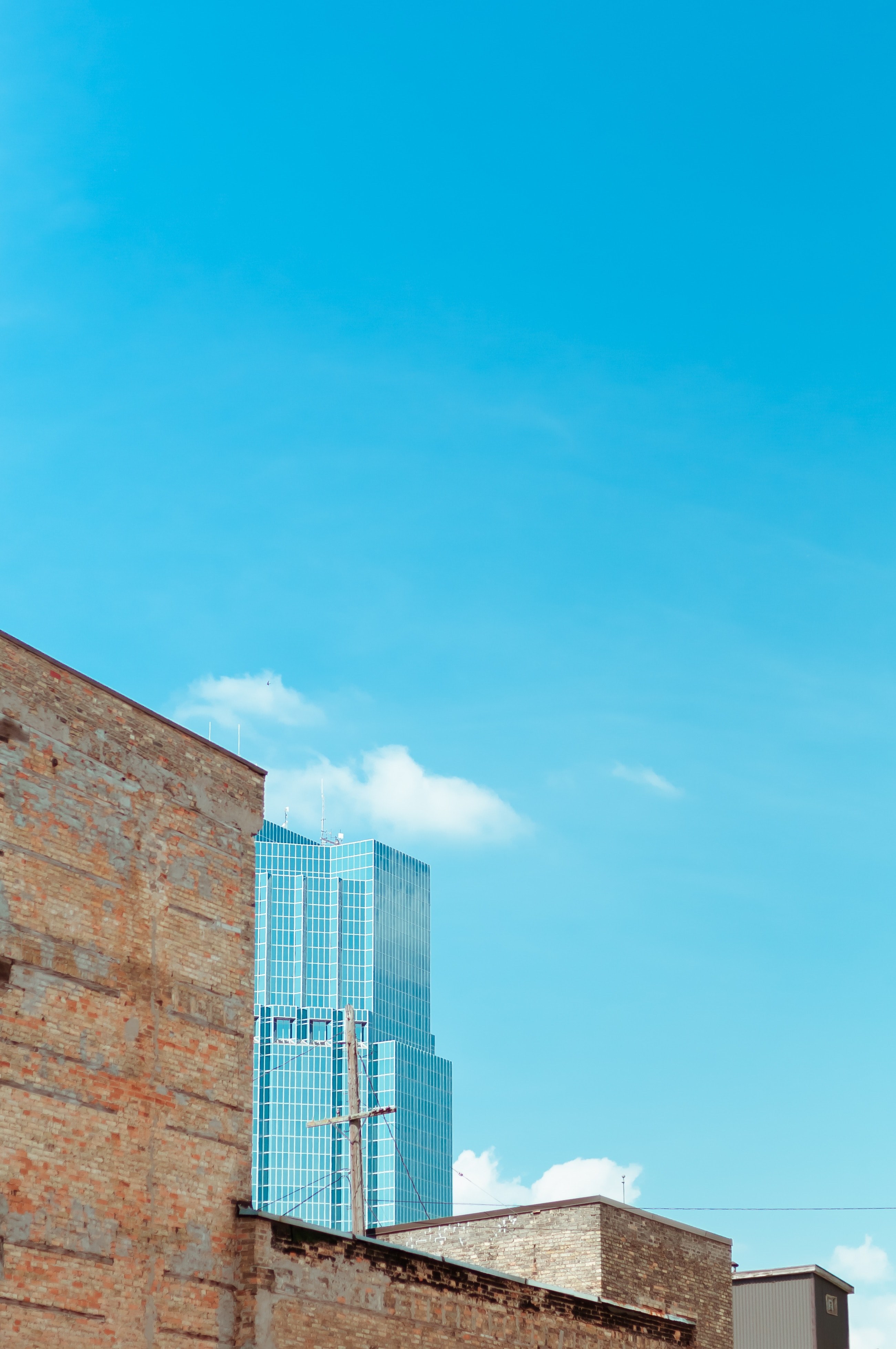 urban city skyscraper and architecture hd, 4k, Phone HD Wallpaper