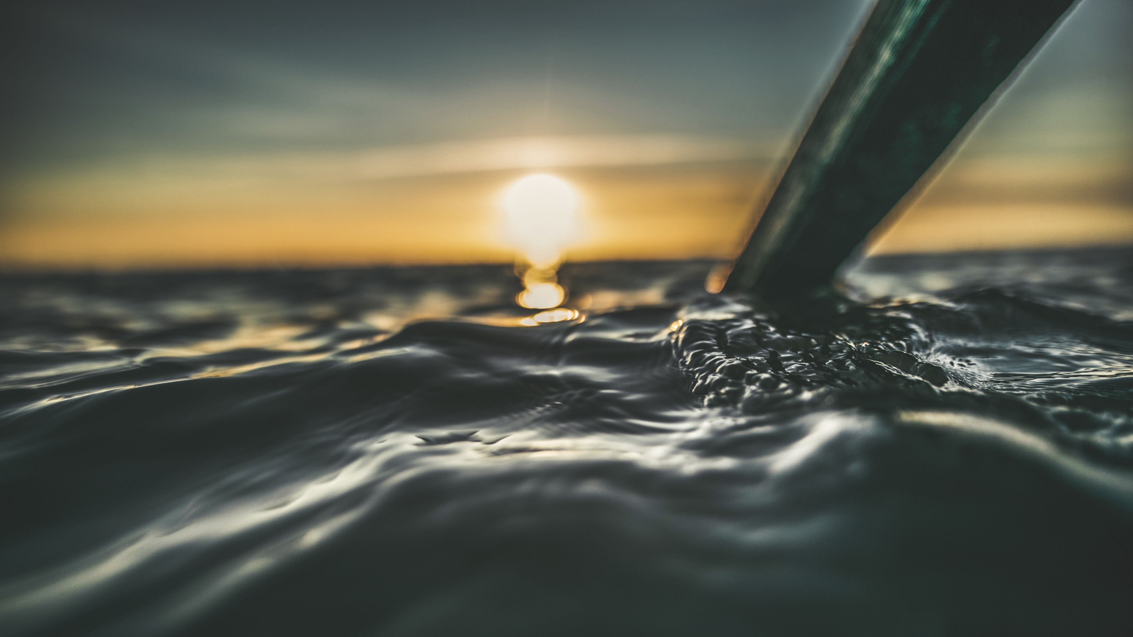 water, bubbles, close-up, 4k, HD Wallpaper
