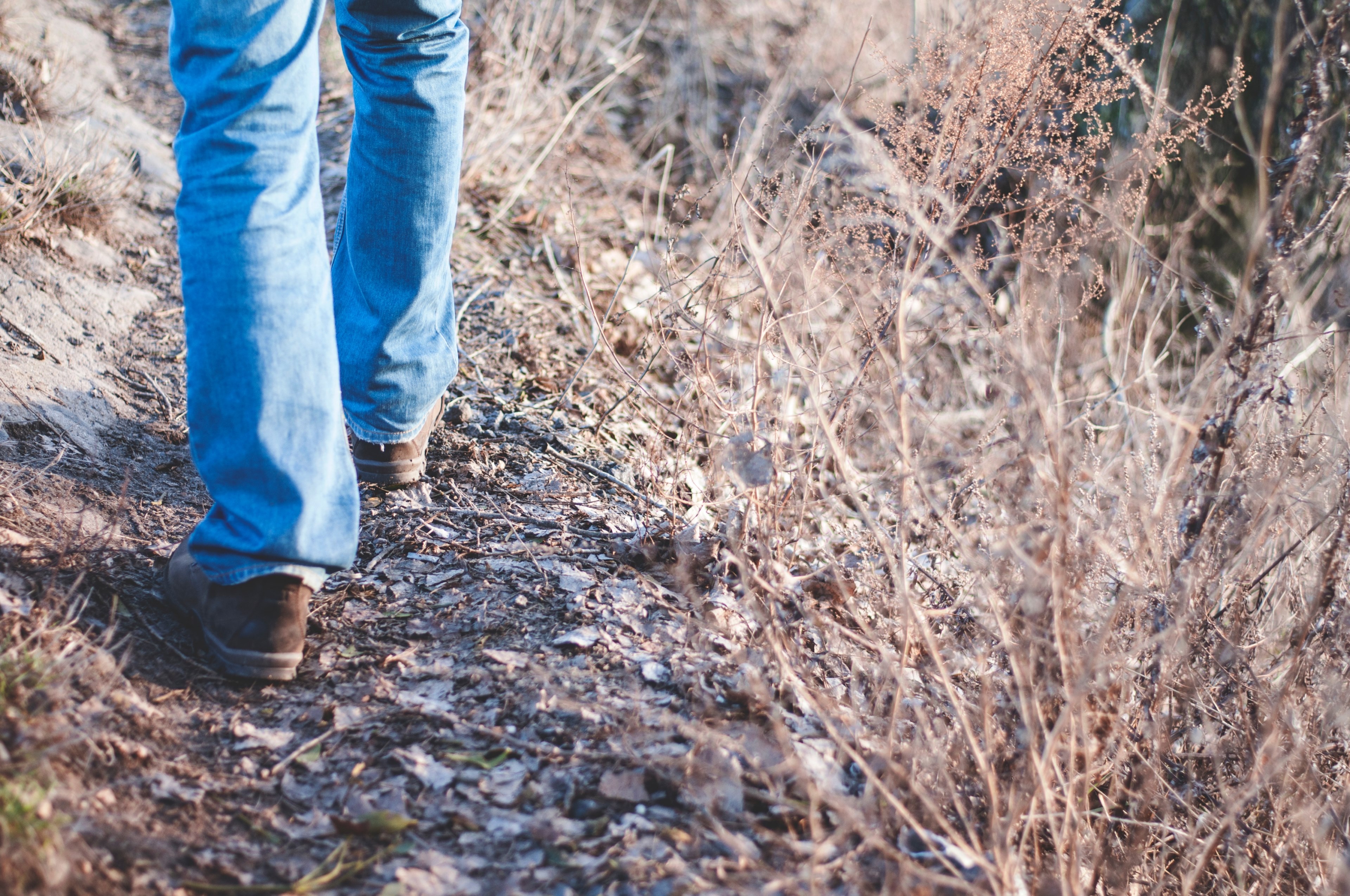 walking jeans boot and person 4k, HD Wallpaper