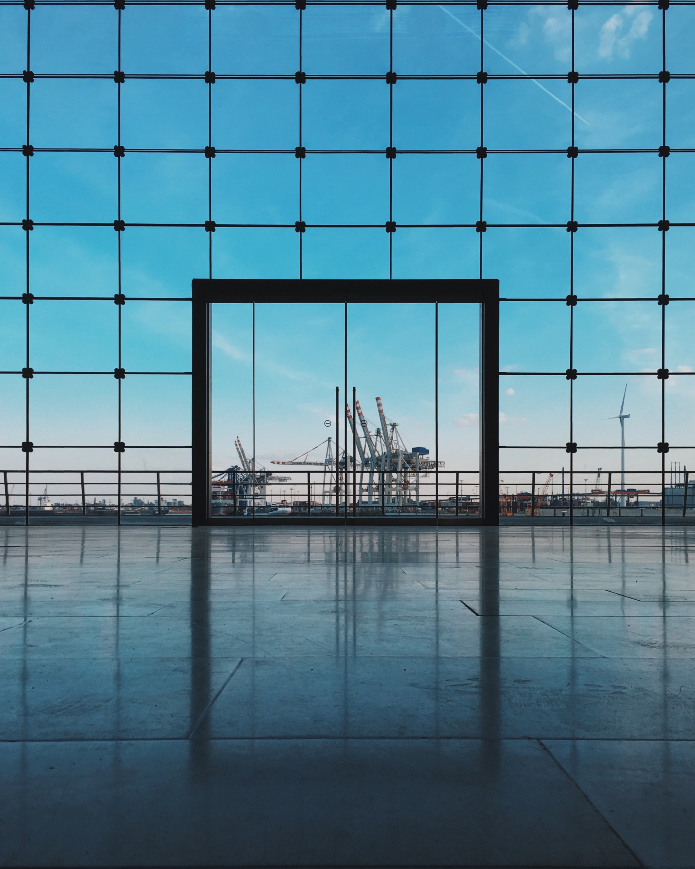 river harbour hamburg and architecture hd, 4k, Phone HD Wallpaper