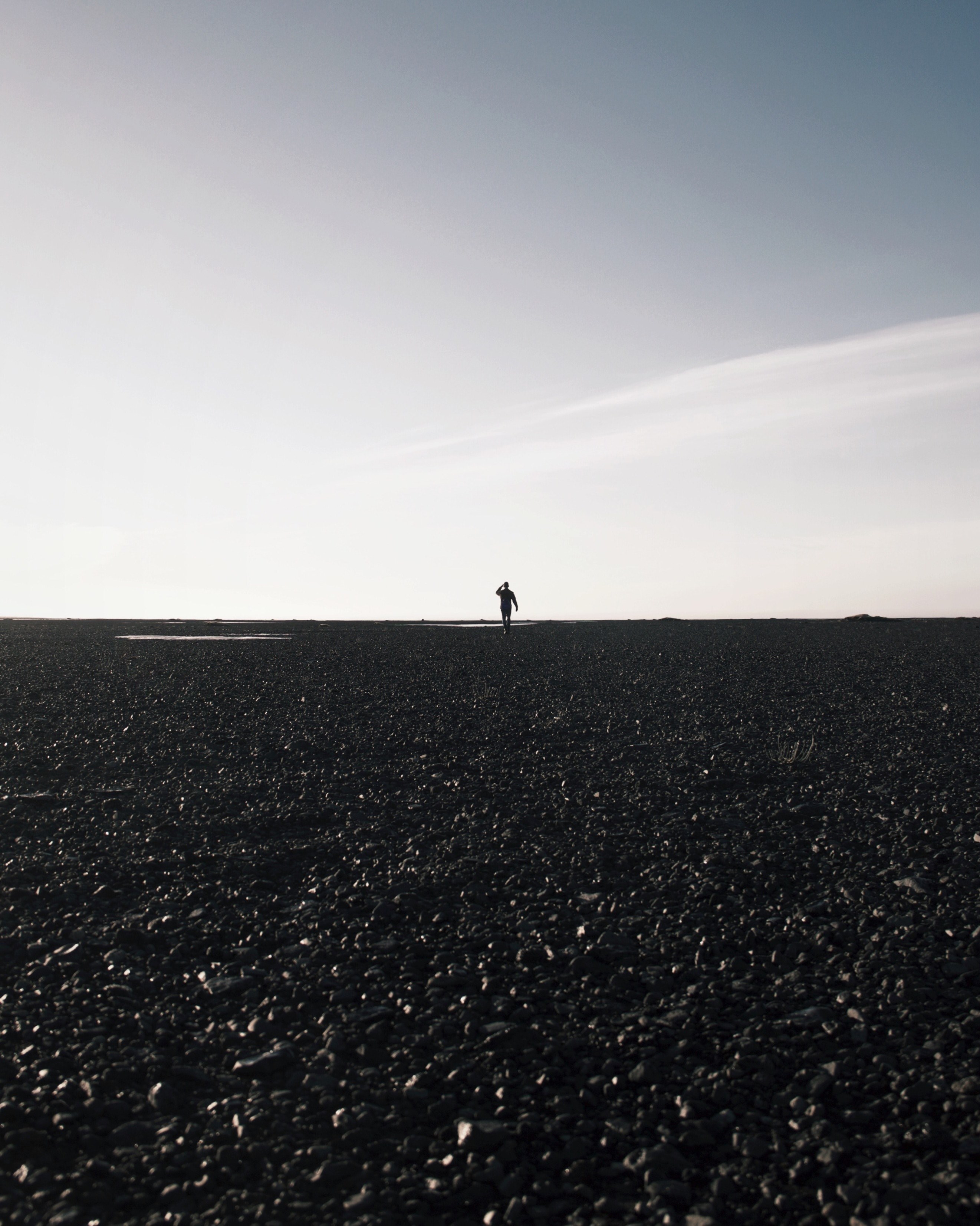 person black blacksand and iceland hd, 4k, Phone HD Wallpaper
