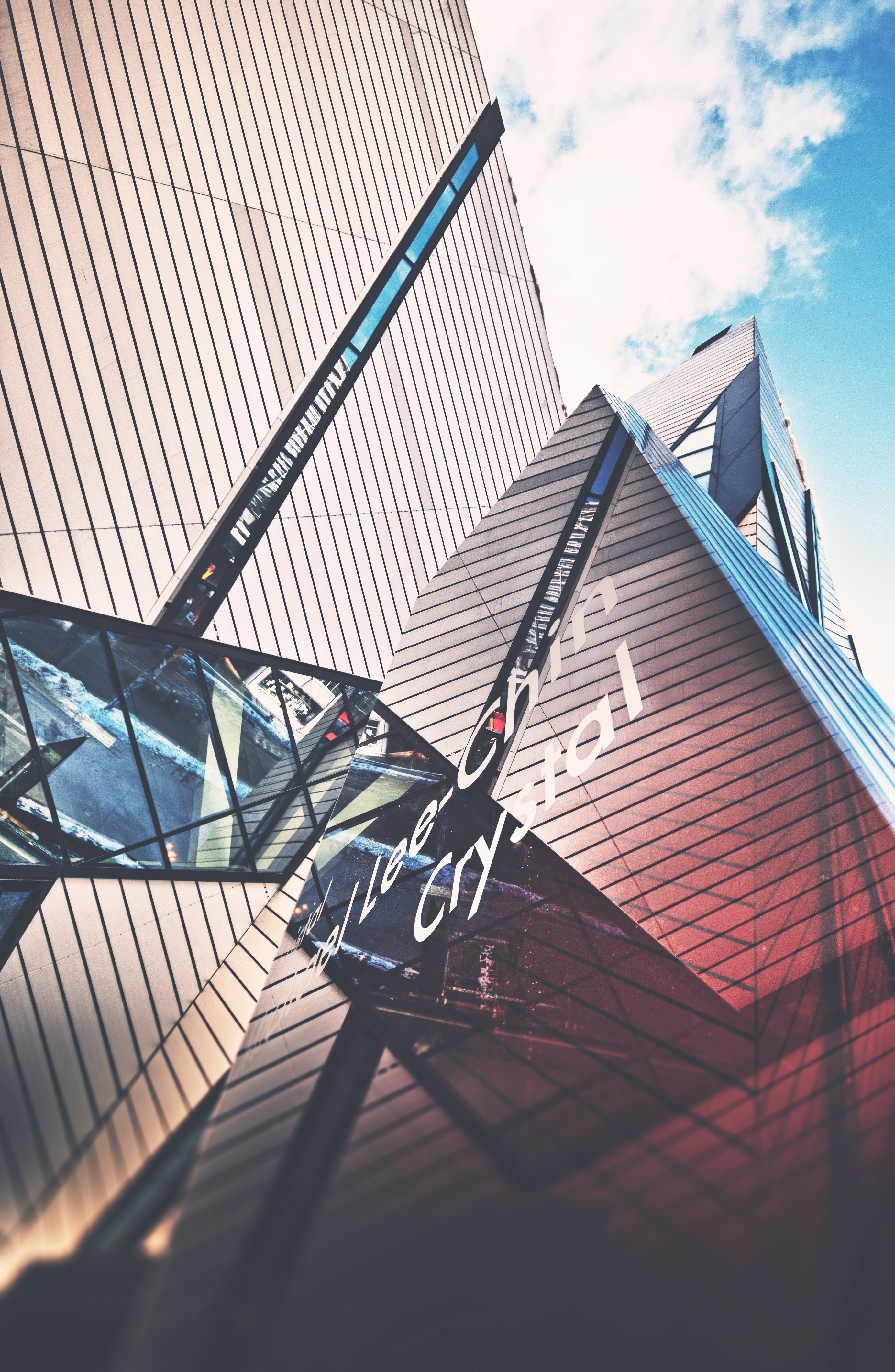 building architecture glass and steel hd, 4k, Phone HD Wallpaper