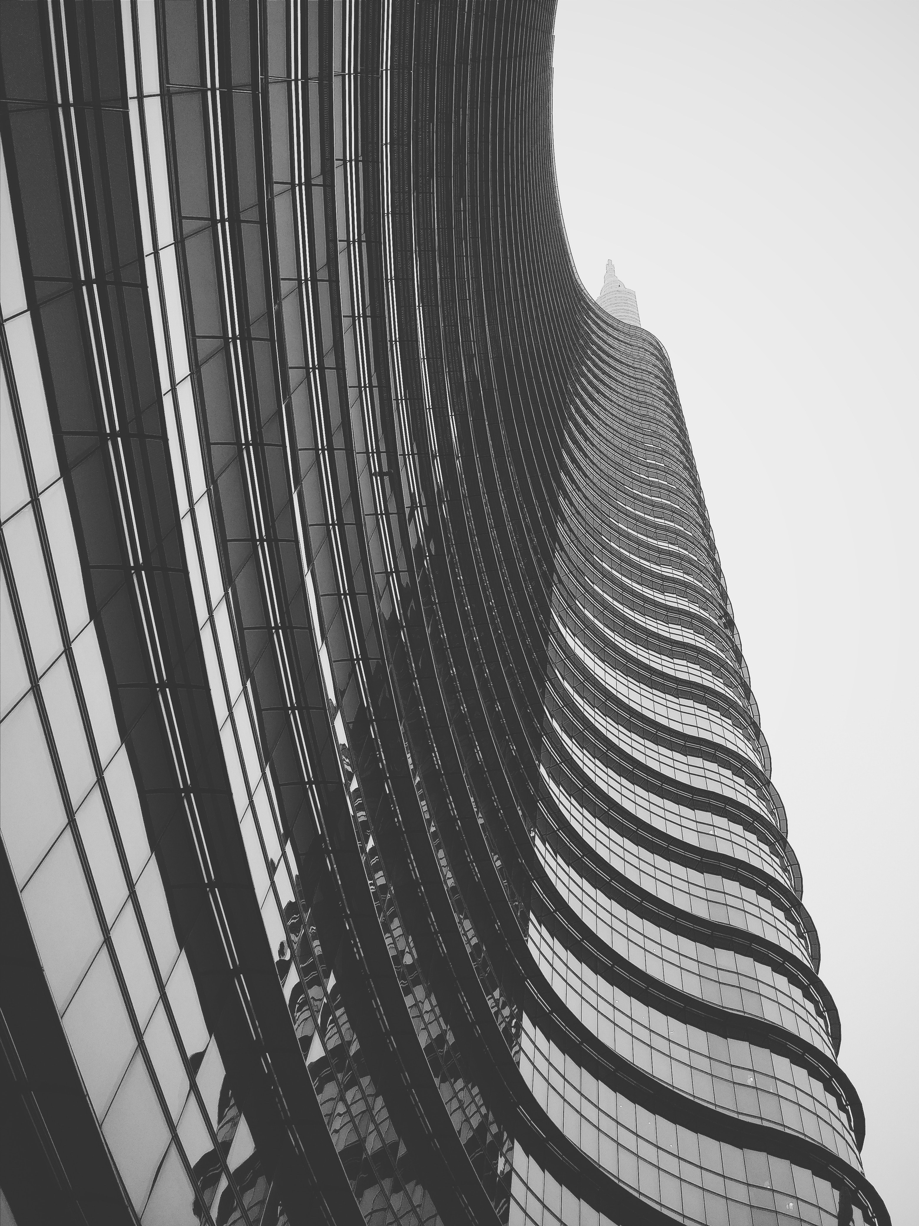 skyscraper architecture building and city hd, 4k, Phone HD Wallpaper