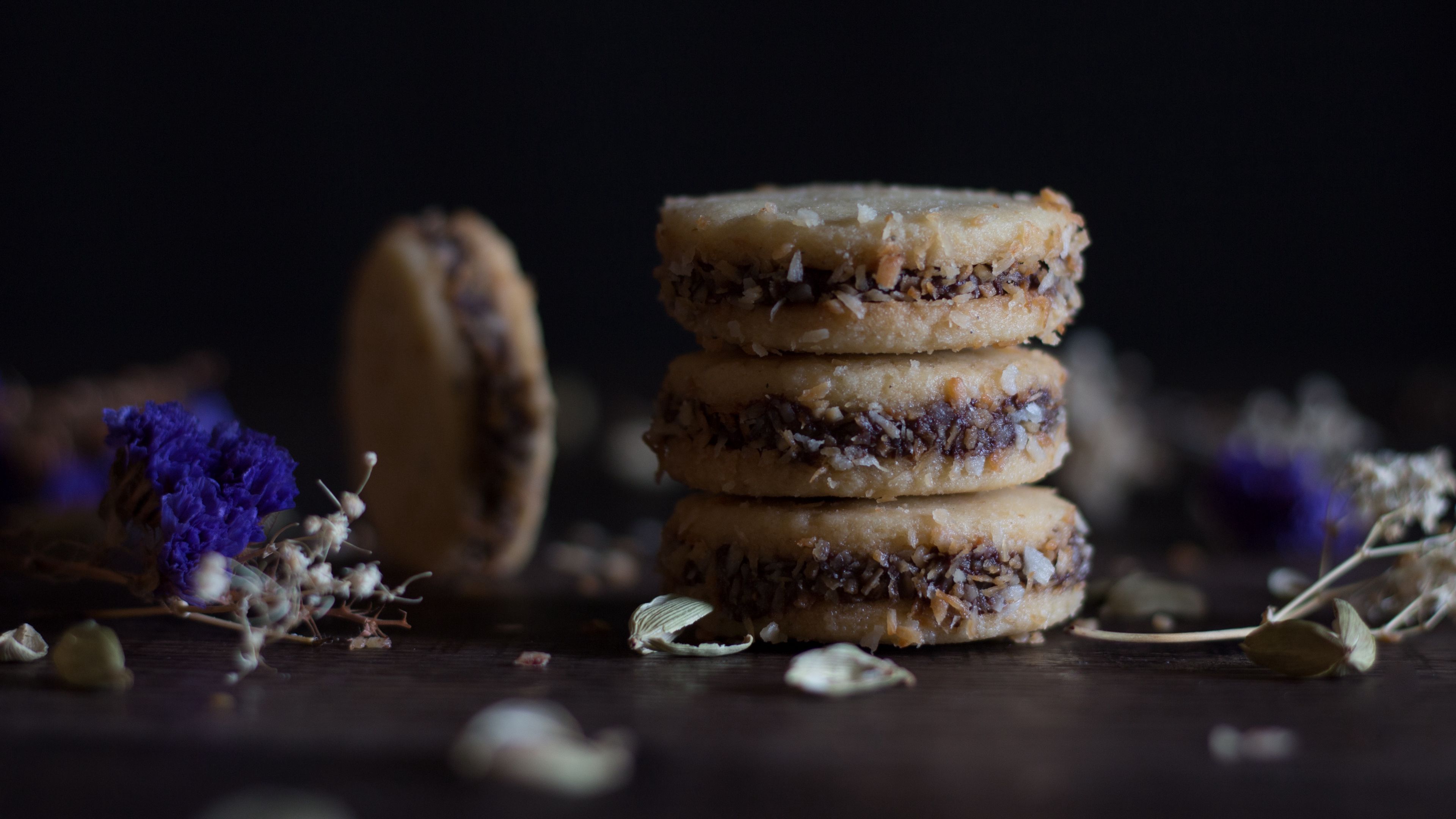 biscuits, dessert, pastries, 4k, HD Wallpaper