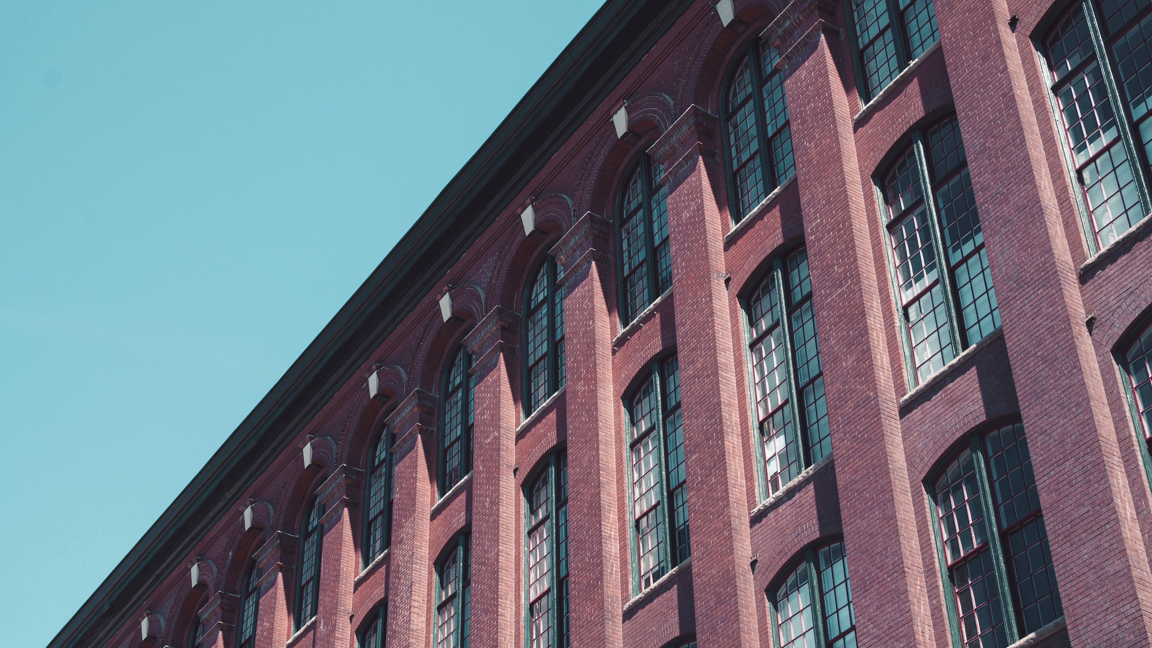 facade, windows, building, architecture, 4k, HD Wallpaper