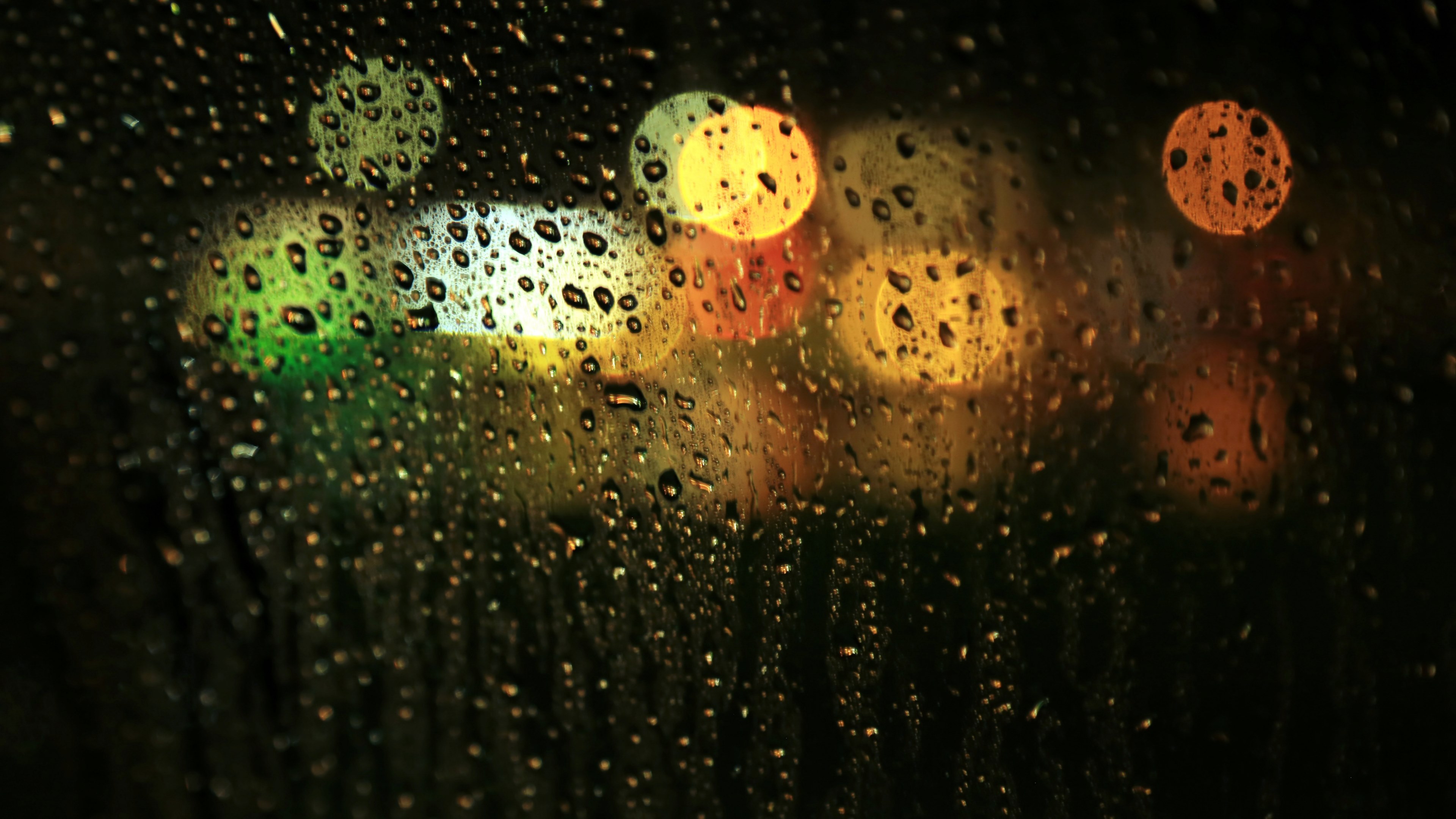 a wet window from the drivers perspective, _wet car window 4k, HD Wallpaper