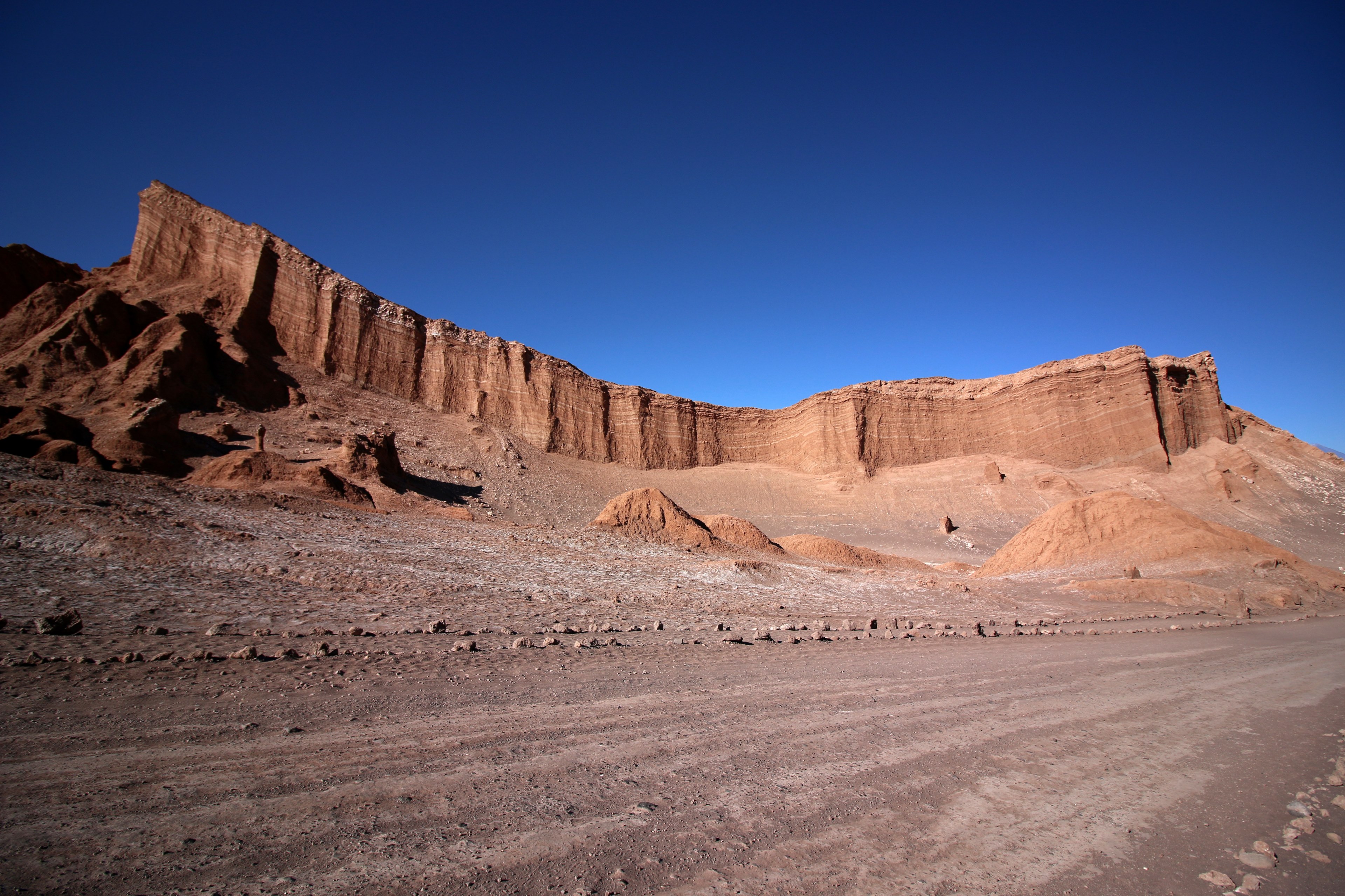sandstone mountain formation in the san pedro de atacama desert, atacama desert 4k, HD Wallpaper