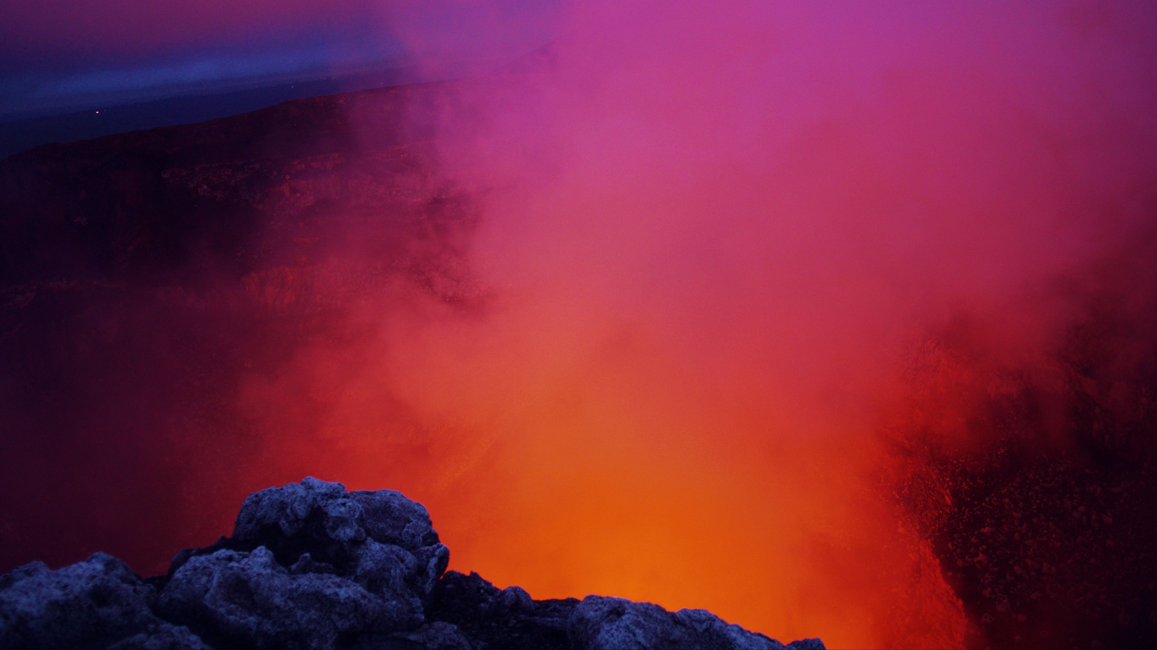masaya, volcano, nicaragua, 4k, HD Wallpaper