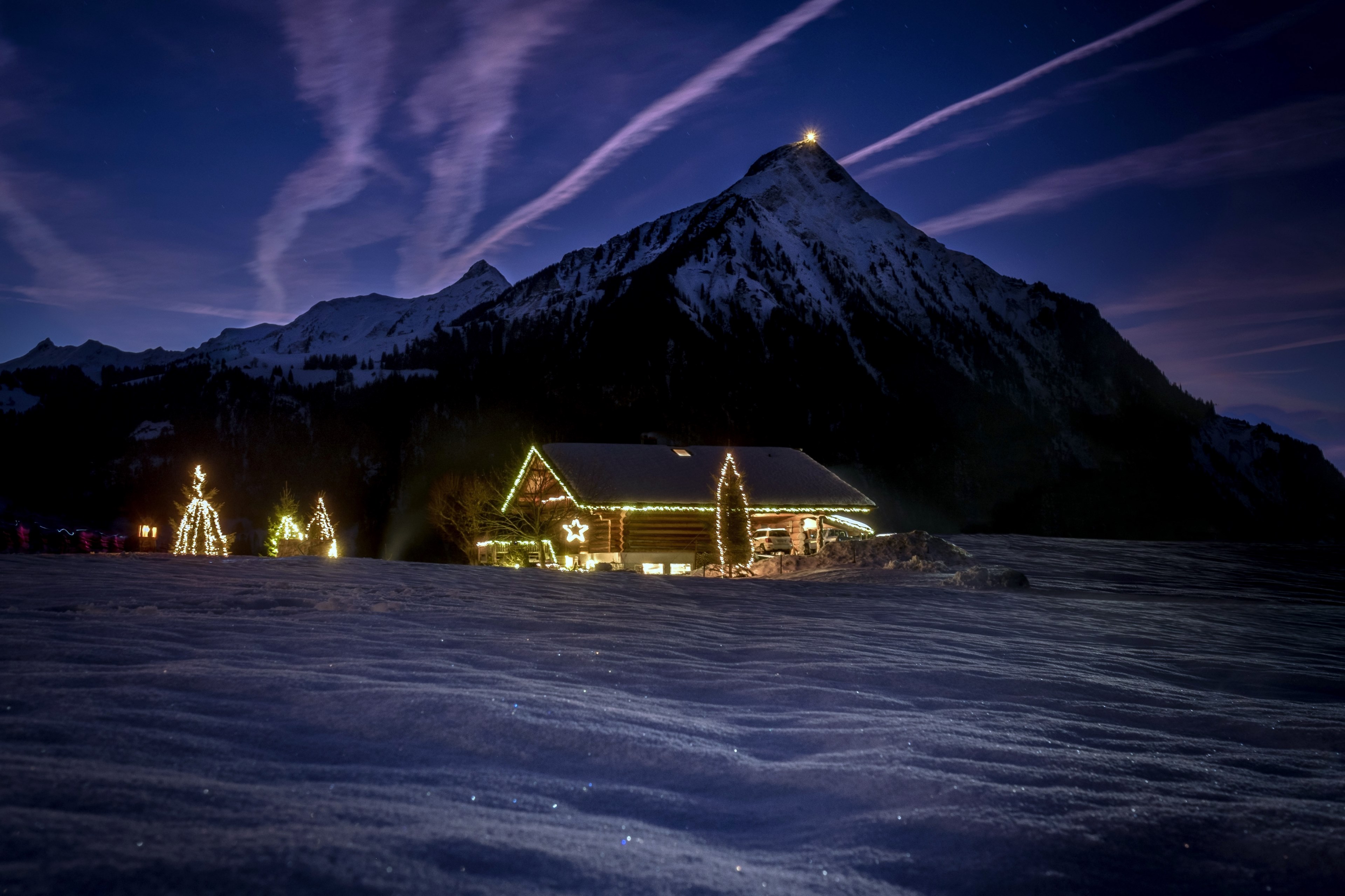happy christmas 4k, HD Wallpaper