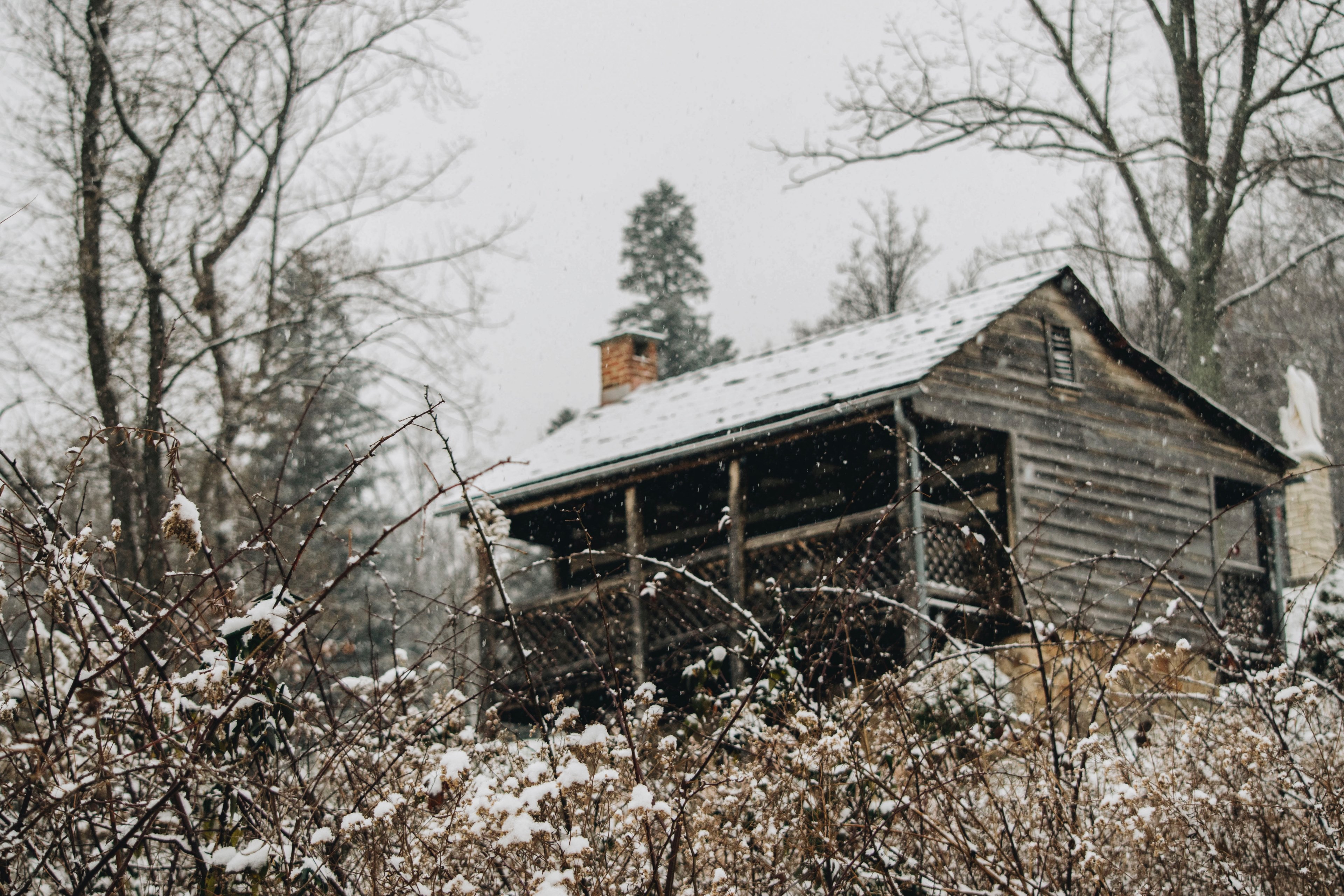 cabin chalet shed and wooden 4k, HD Wallpaper