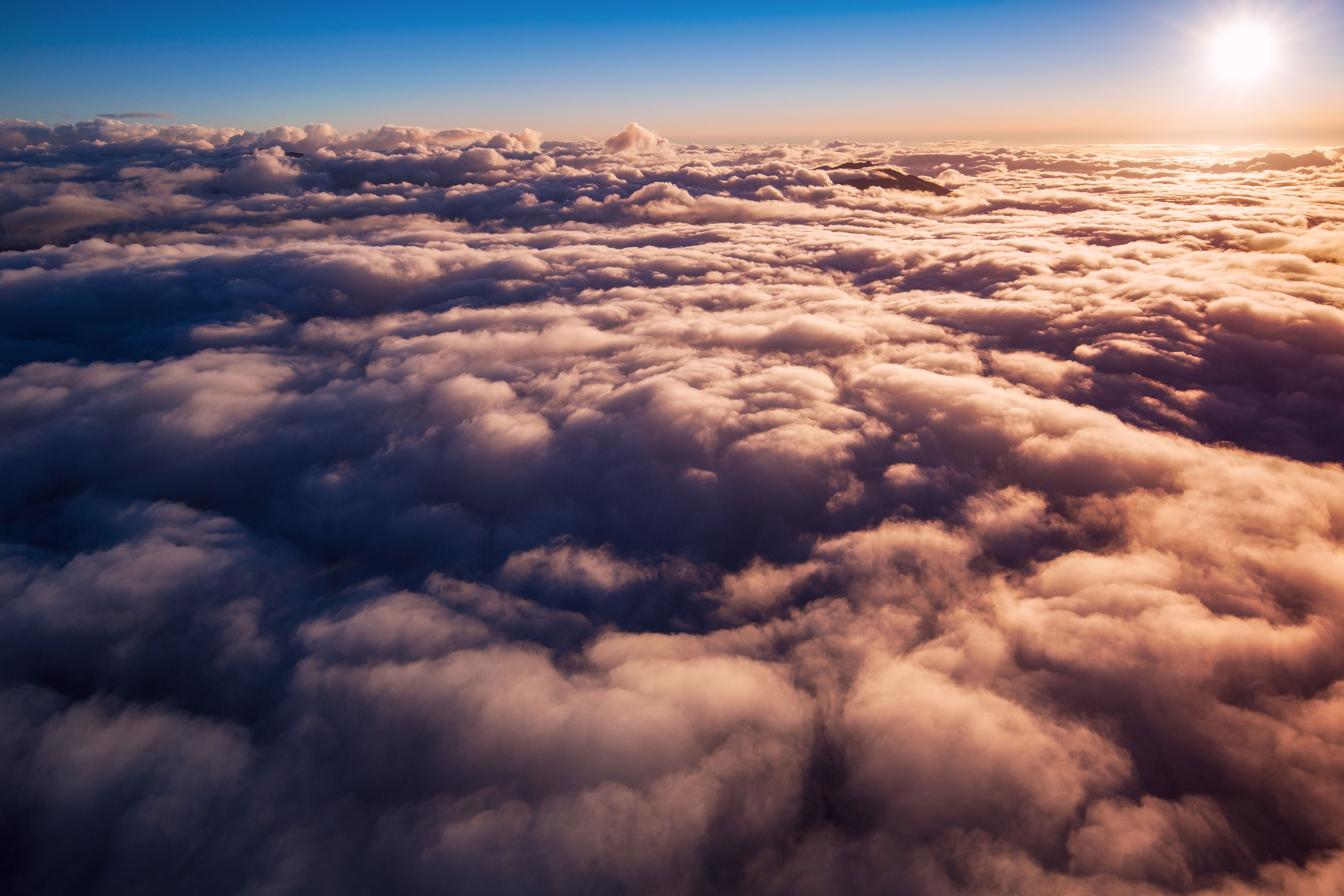 cloud sky dark and above the cloud 4k, HD Wallpaper