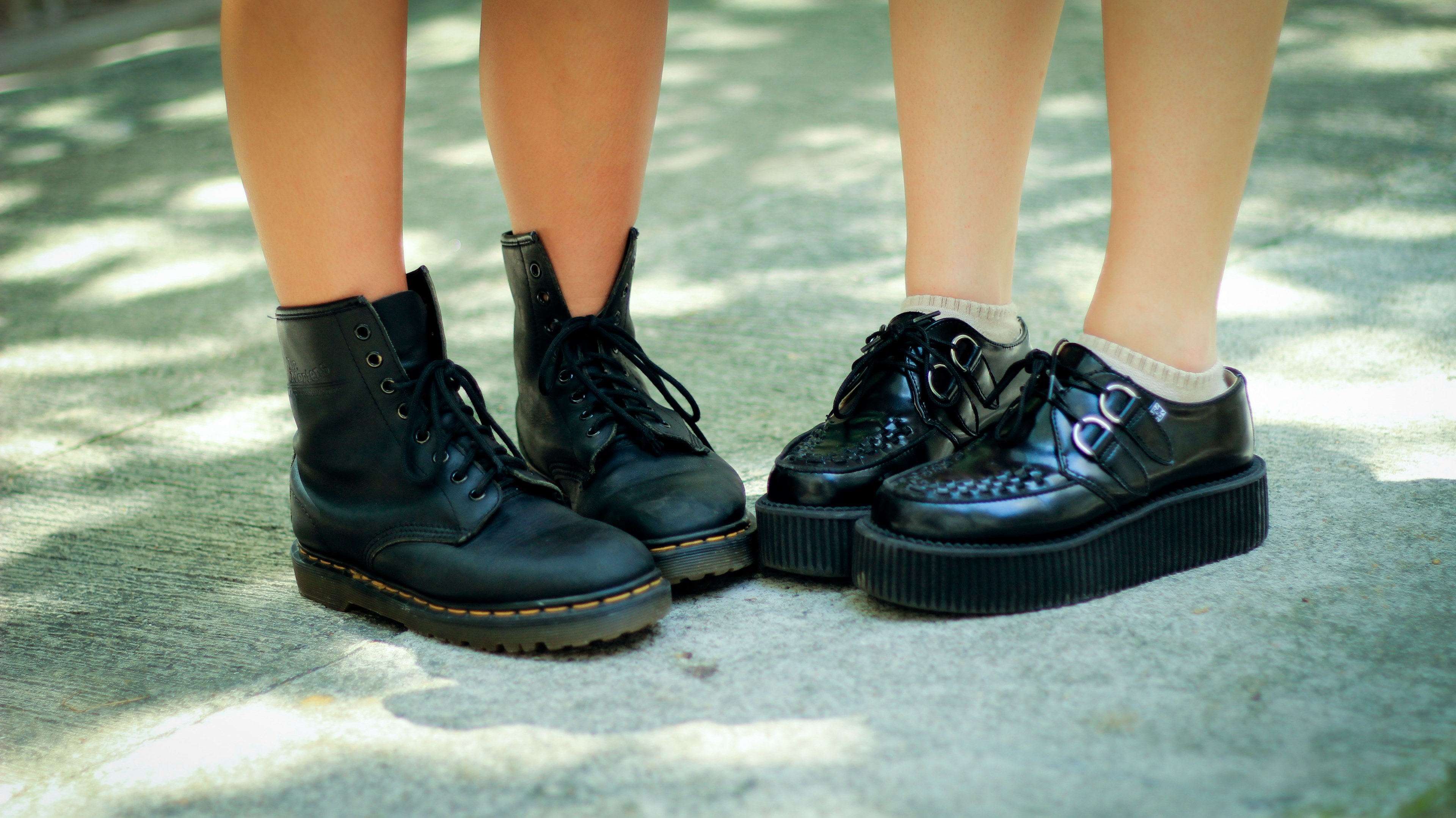 shoe boot leg and heel 4k, HD Wallpaper