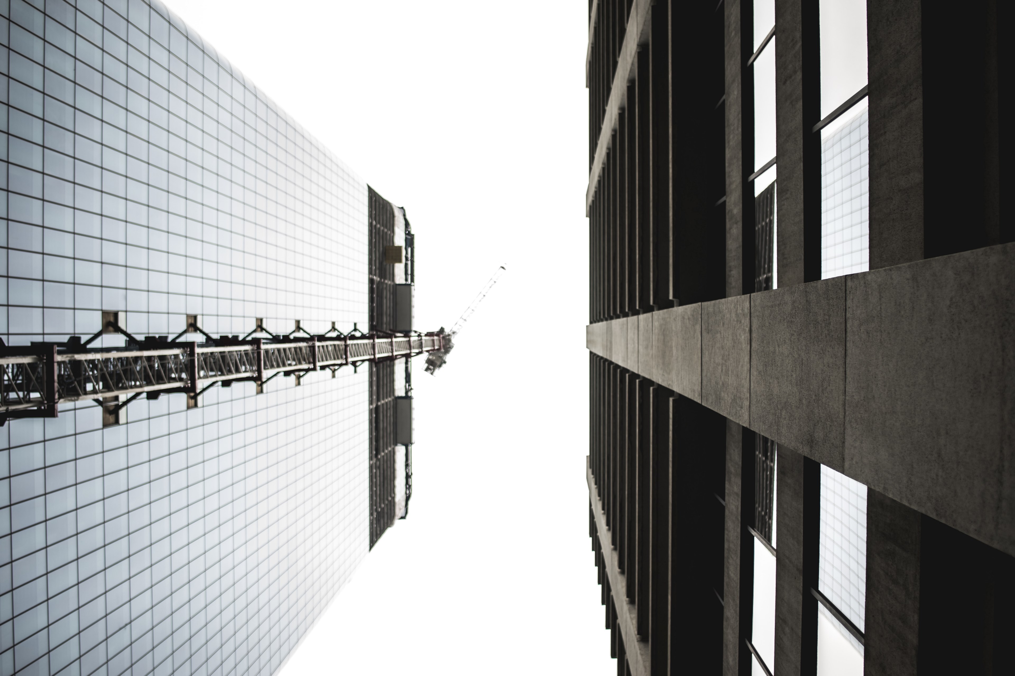 look up building city and urban 4k, HD Wallpaper
