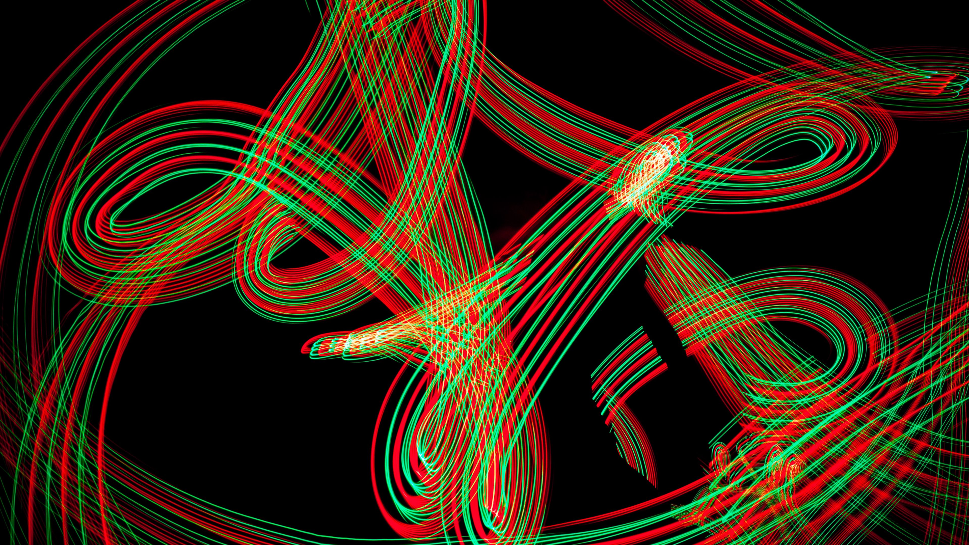 lines, stripes, plexus, bright, 4k, HD Wallpaper