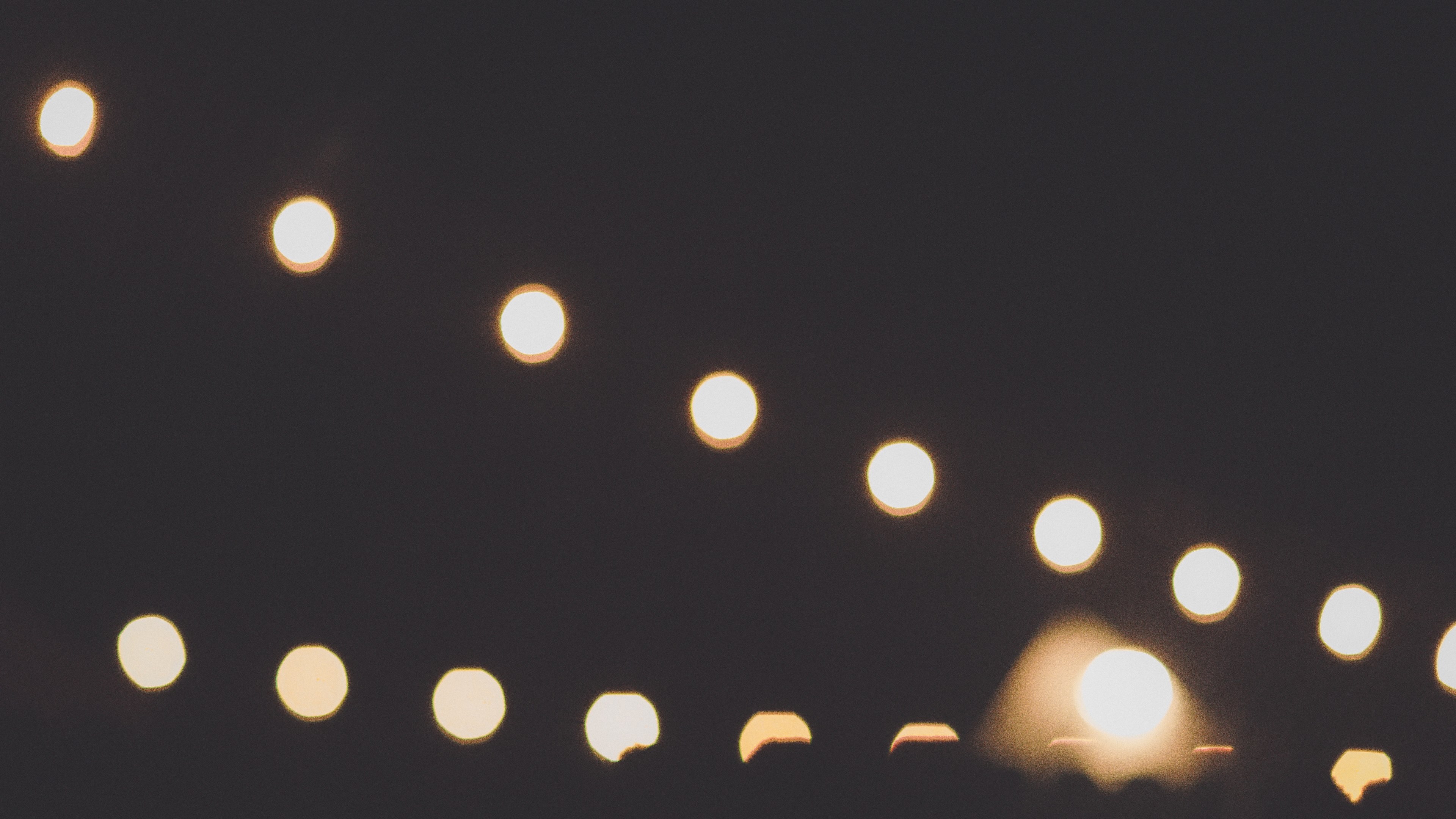 new years eve lights 4k, HD Wallpaper