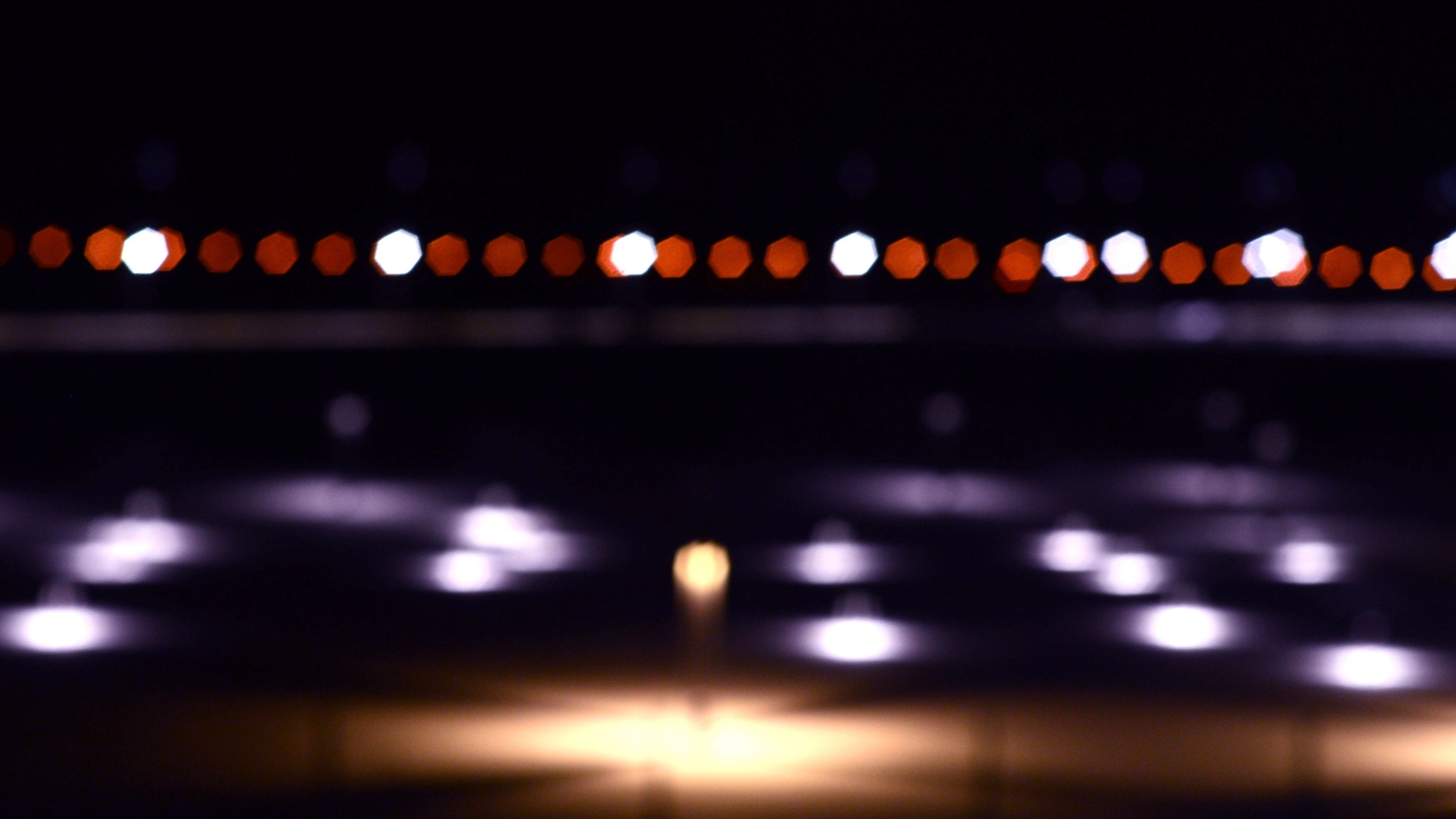 glare, circles, spots, light, 4k, HD Wallpaper