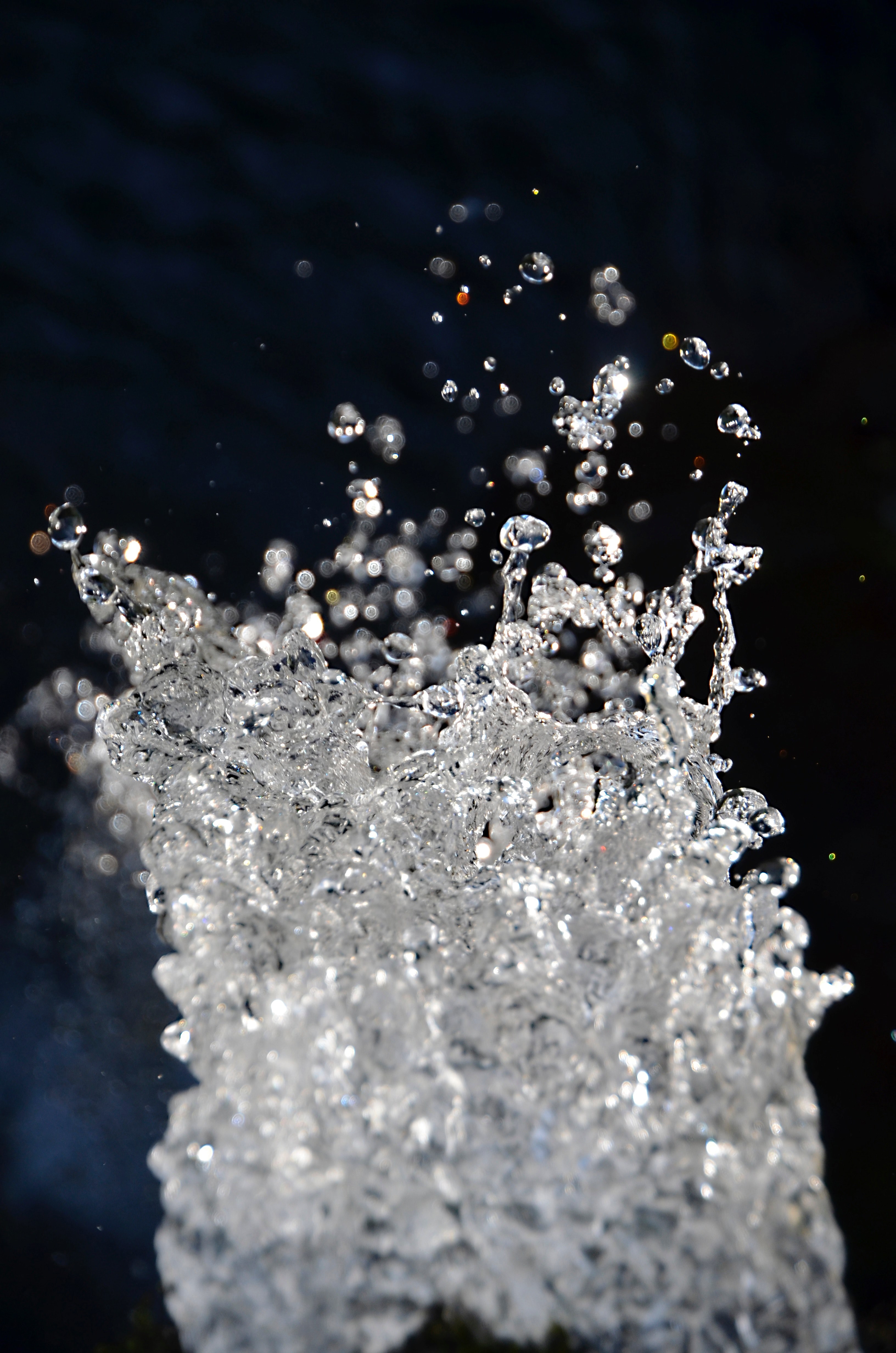 water bubbling droplet and water drop hd, 4k, Phone HD Wallpaper