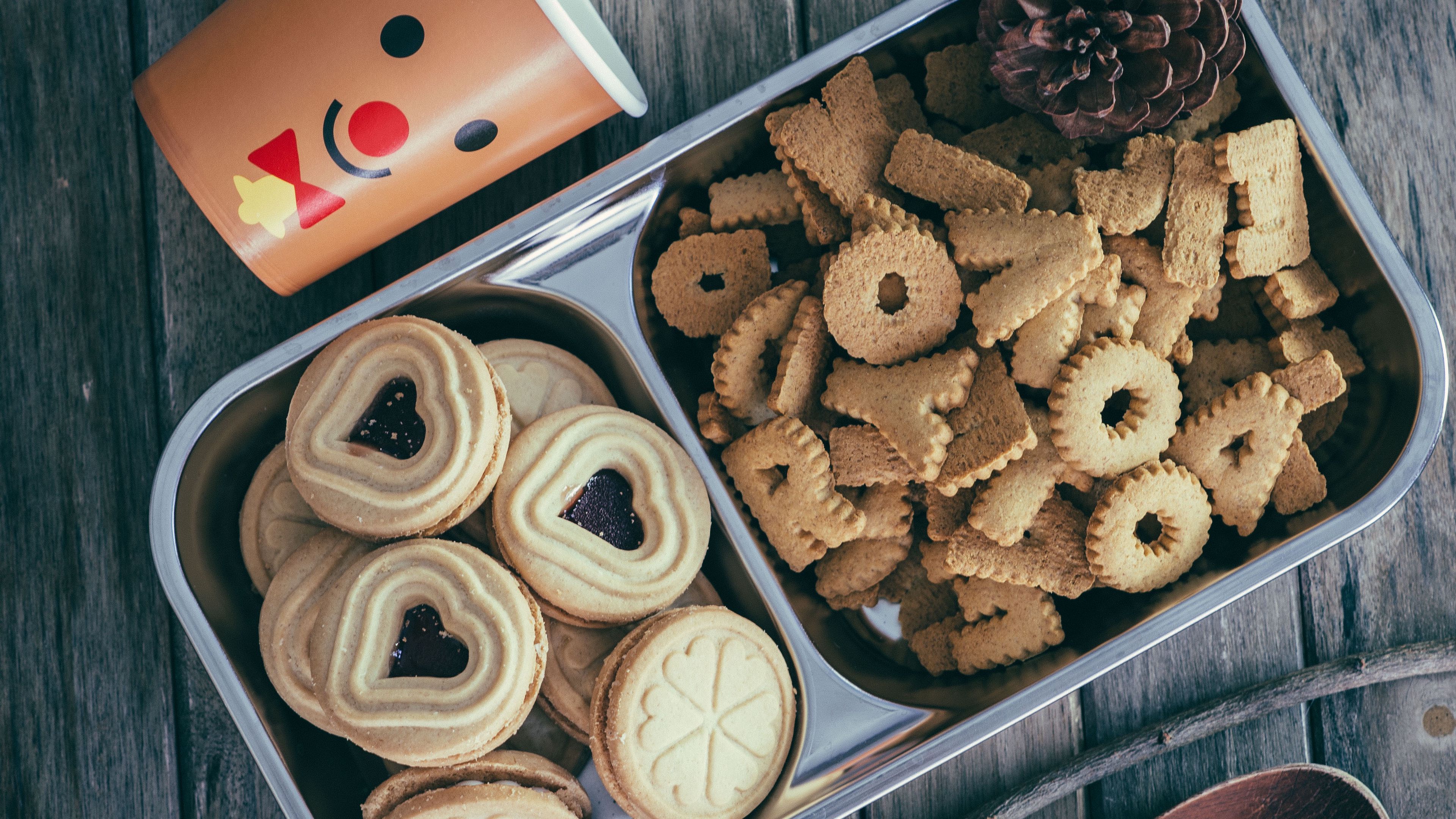 biscuits, pastries, dessert, 4k, HD Wallpaper