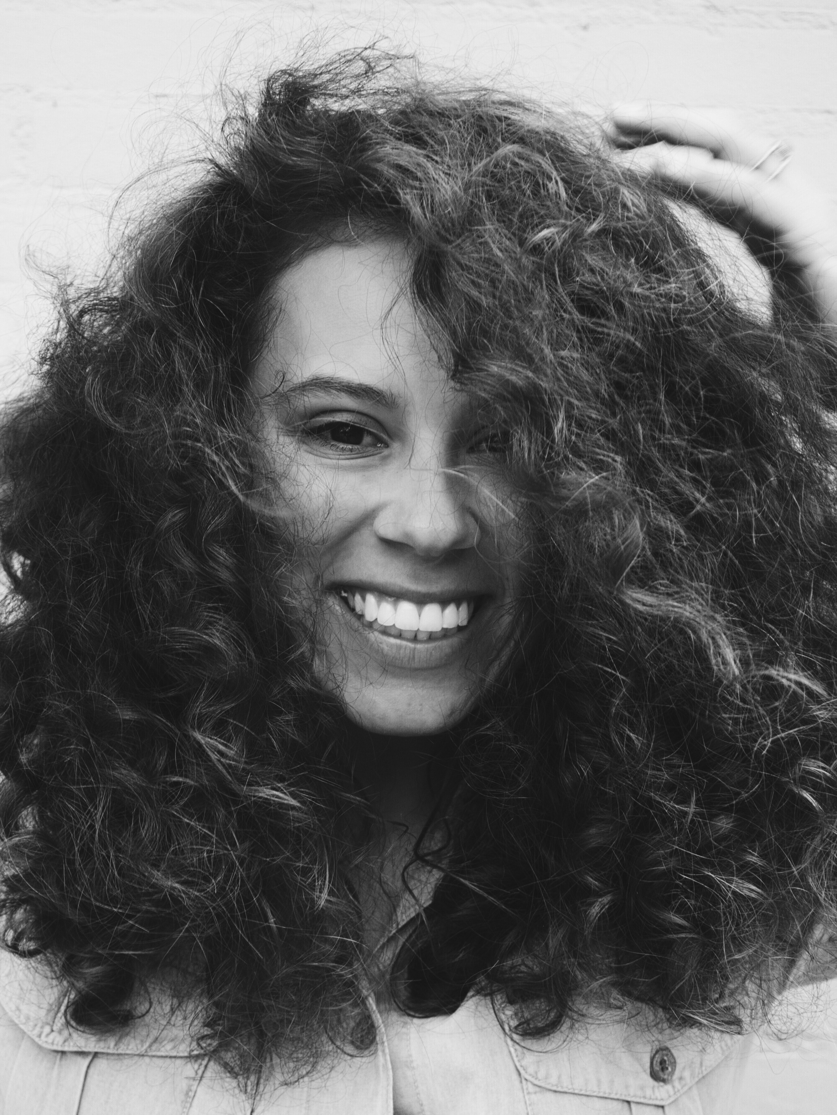 smile hair girl and model hd, 4k, Phone HD Wallpaper