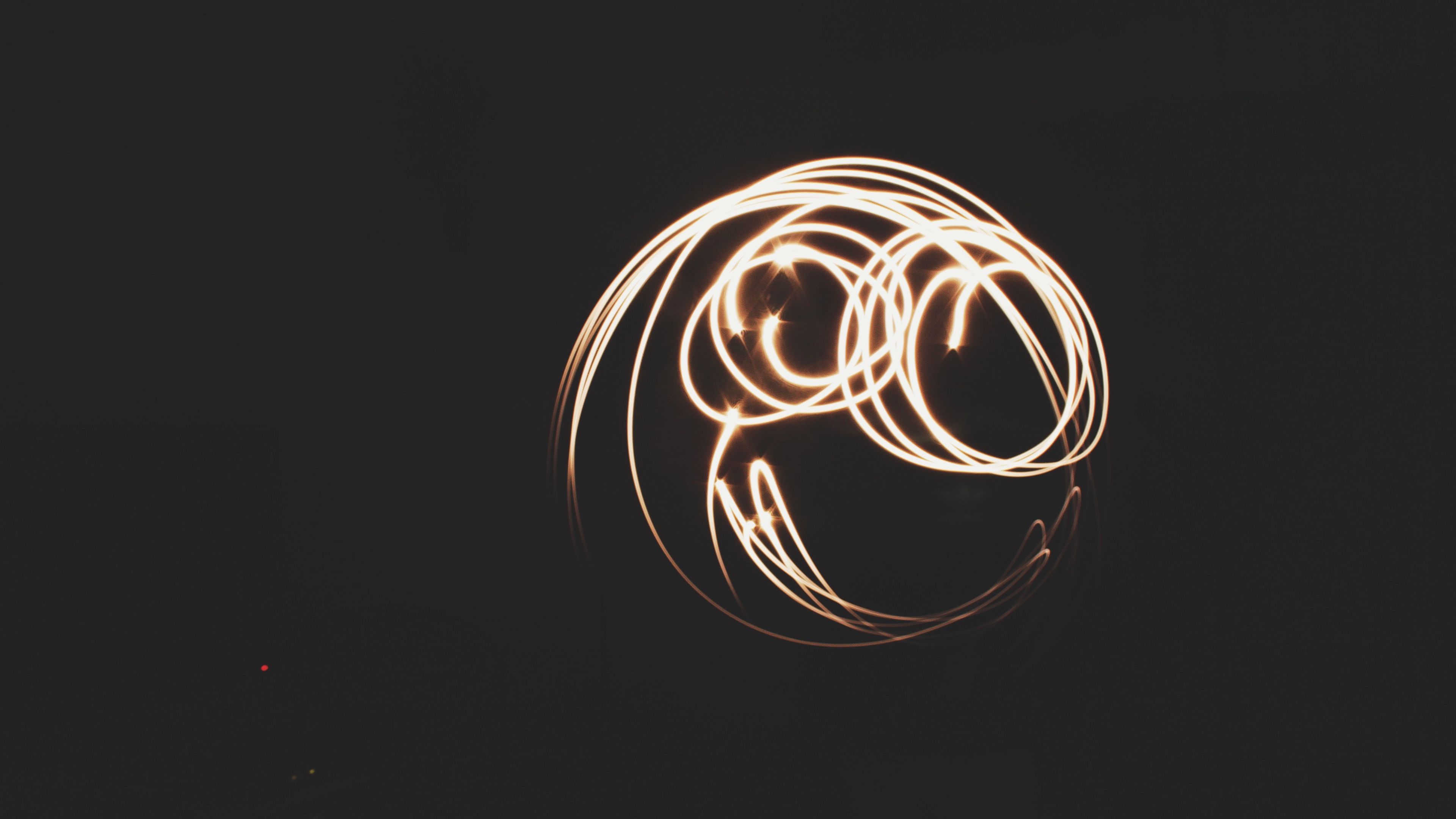 smile, glow, effect, 4k, HD Wallpaper