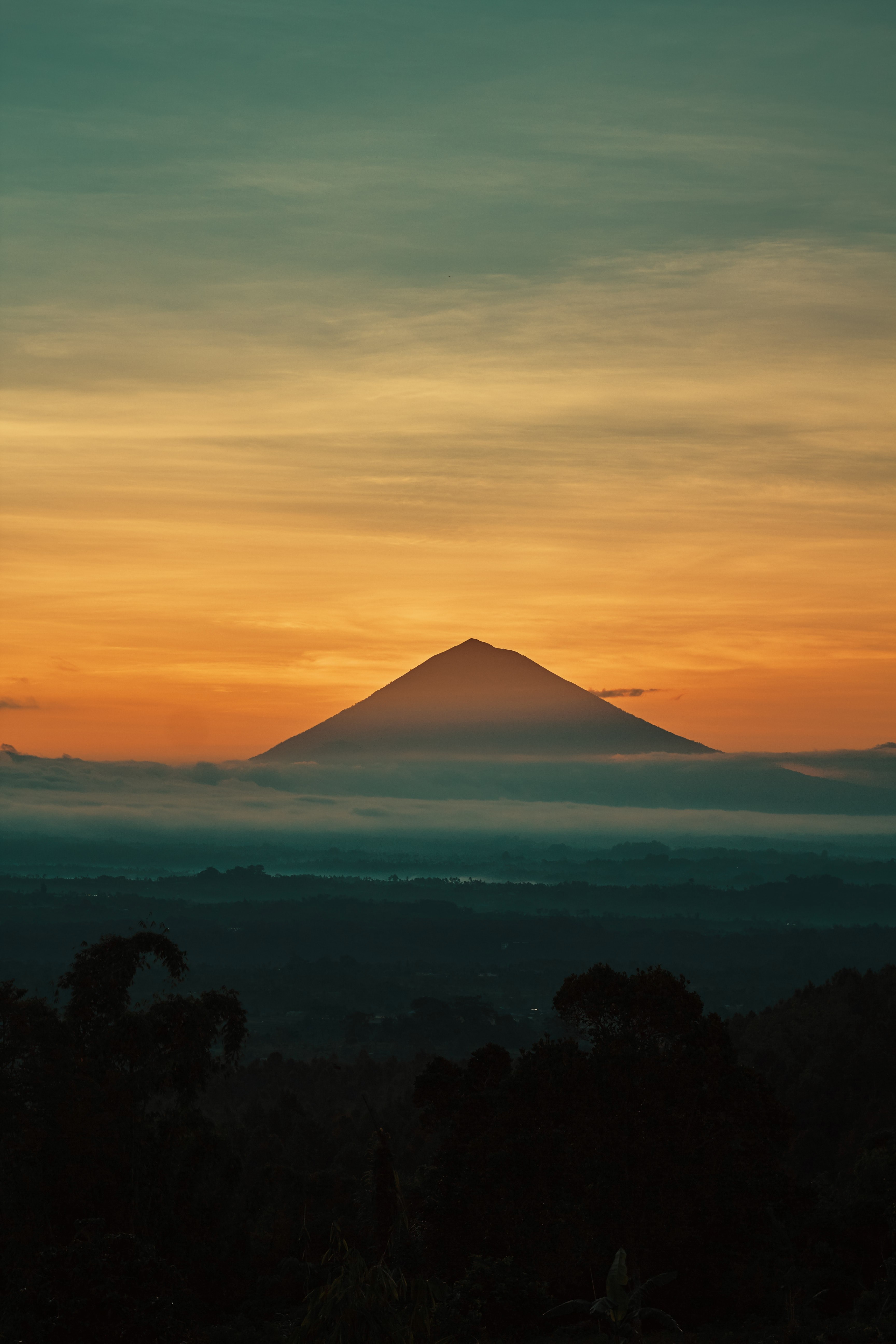 mountain peak summit and sunset hd, 4k, Phone HD Wallpaper