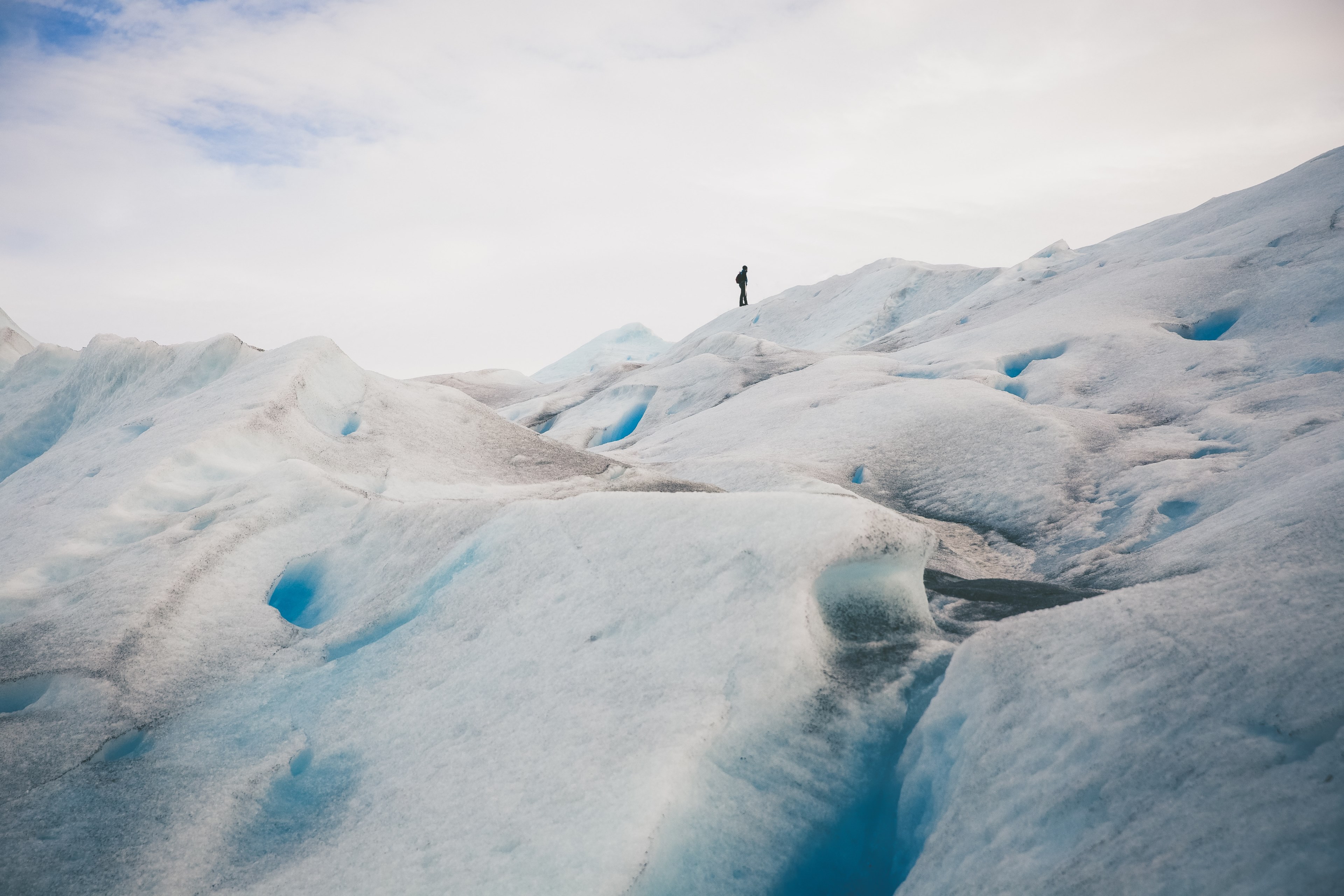 trekking perito moreno glacier 4k, HD Wallpaper