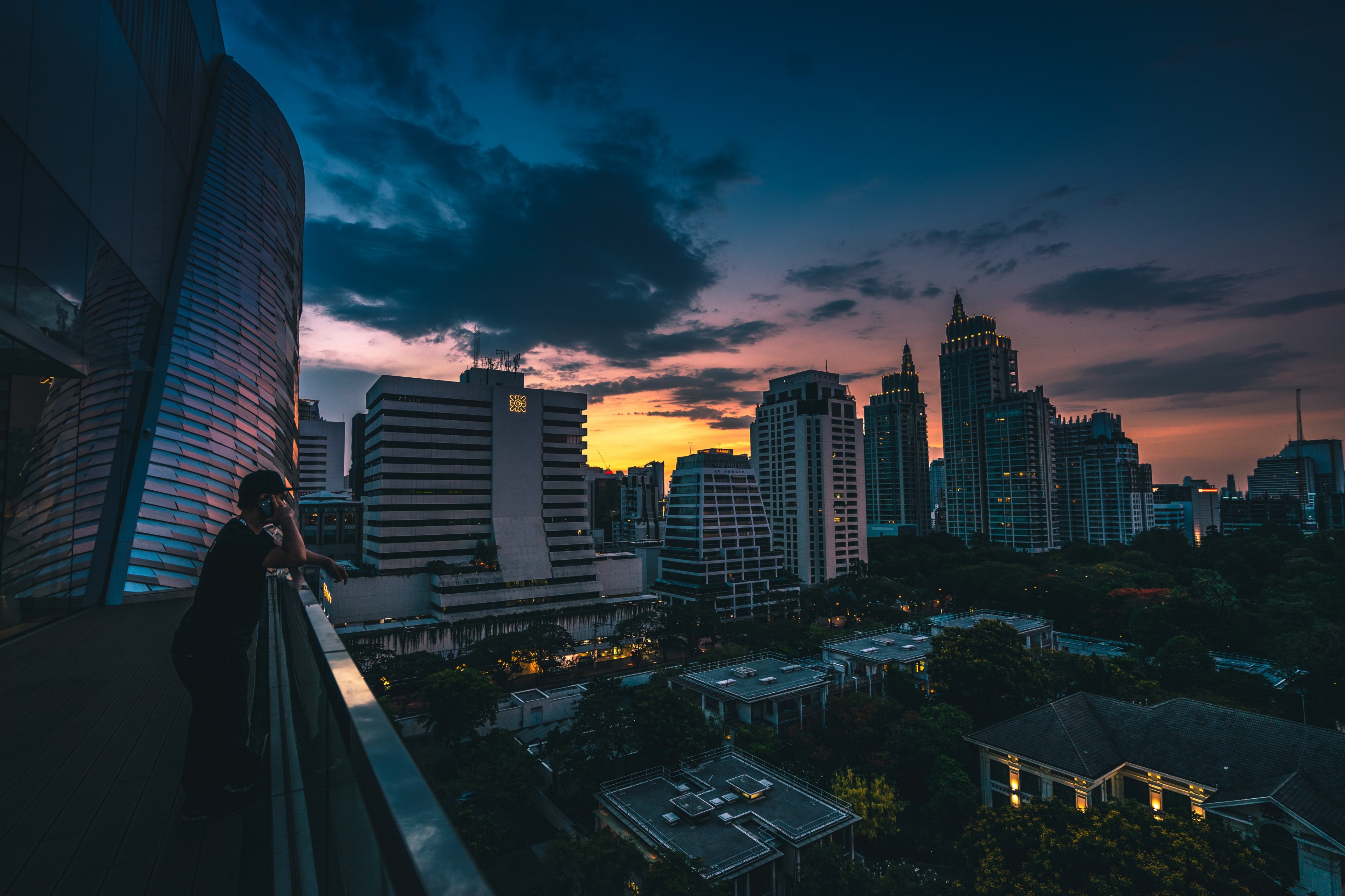 vibrant dusk 4k, HD Wallpaper