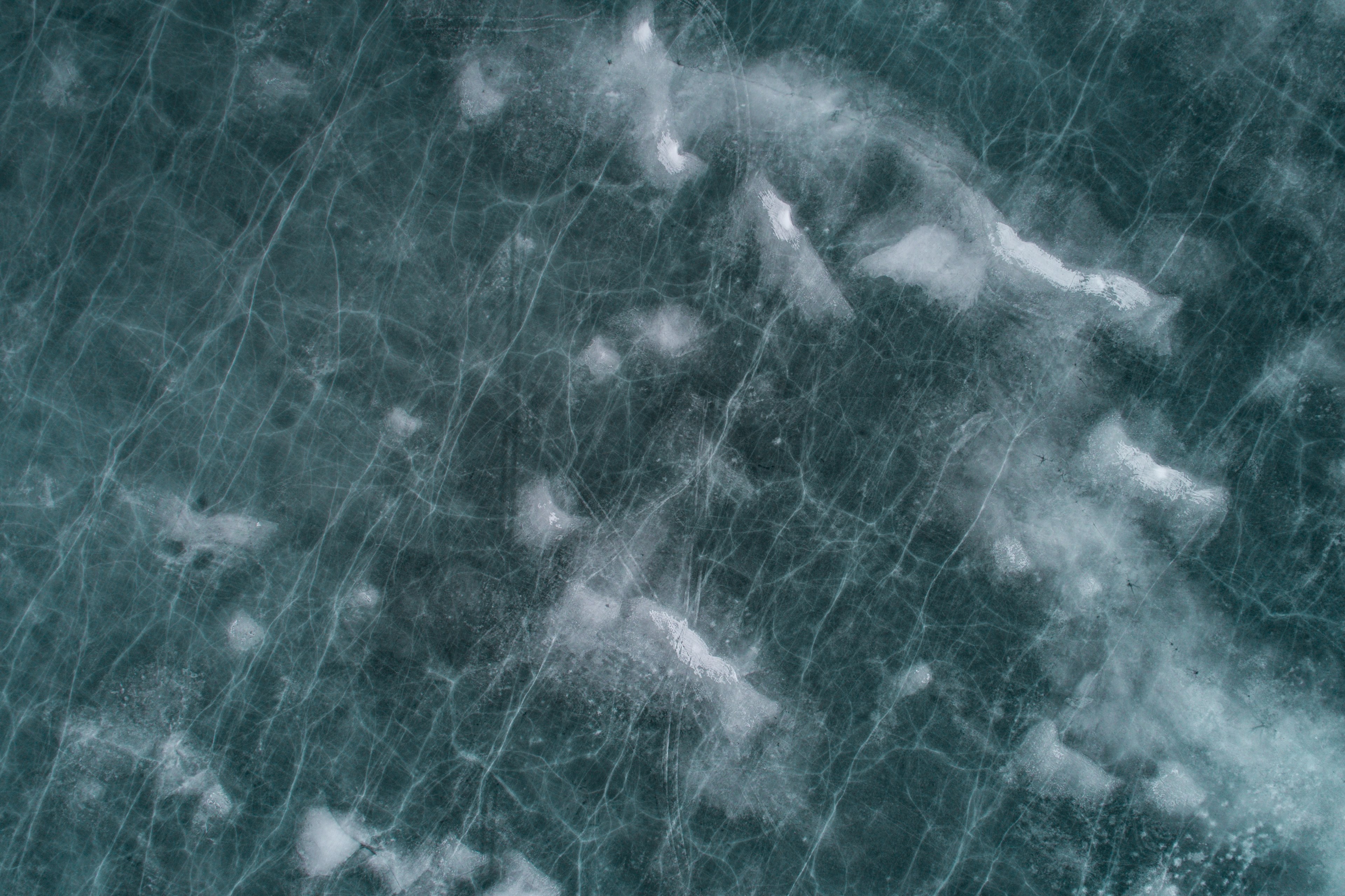 frozen ice frozen lake and pattern 4k, HD Wallpaper