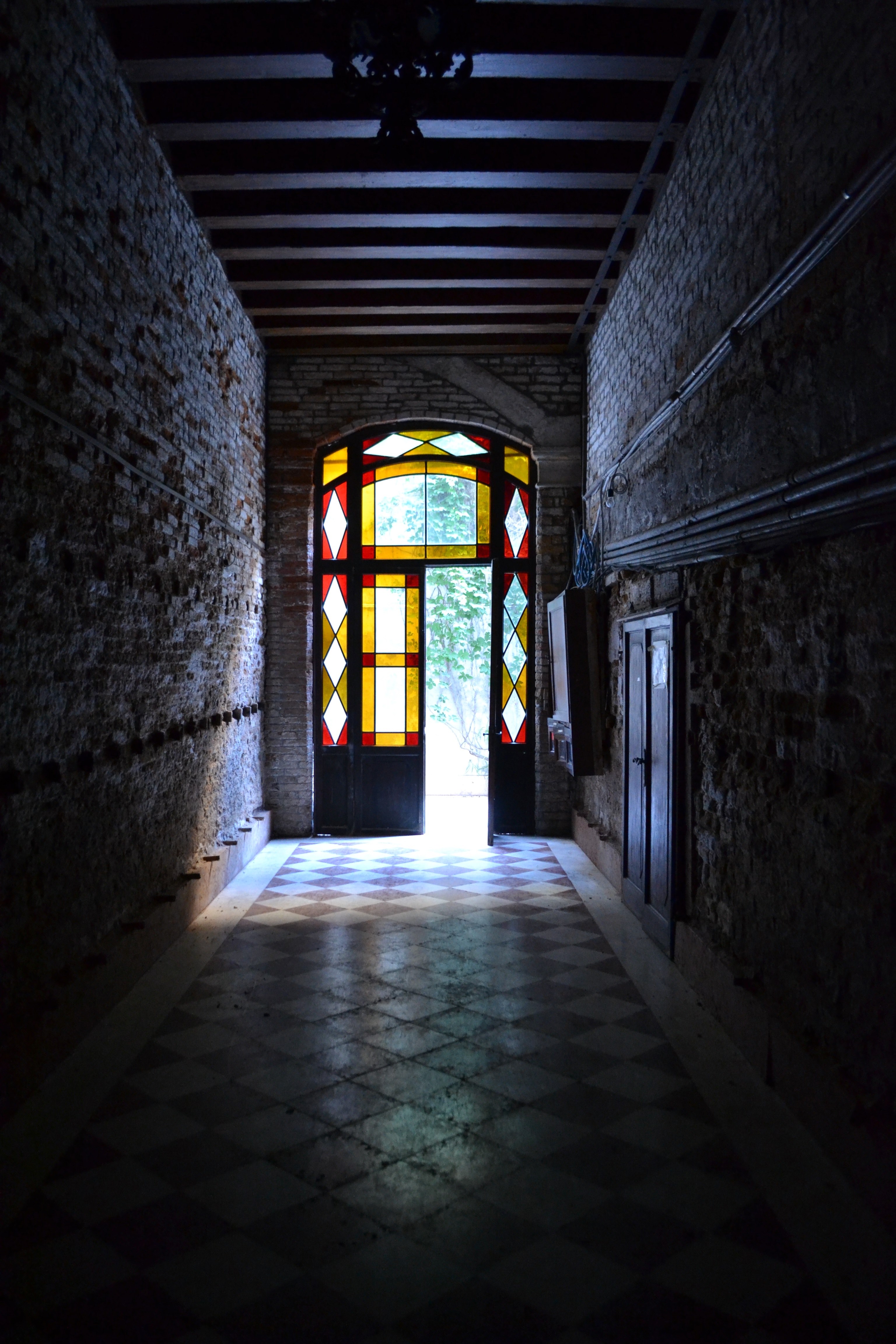 shadow light old and stone hd, 4k, Phone HD Wallpaper
