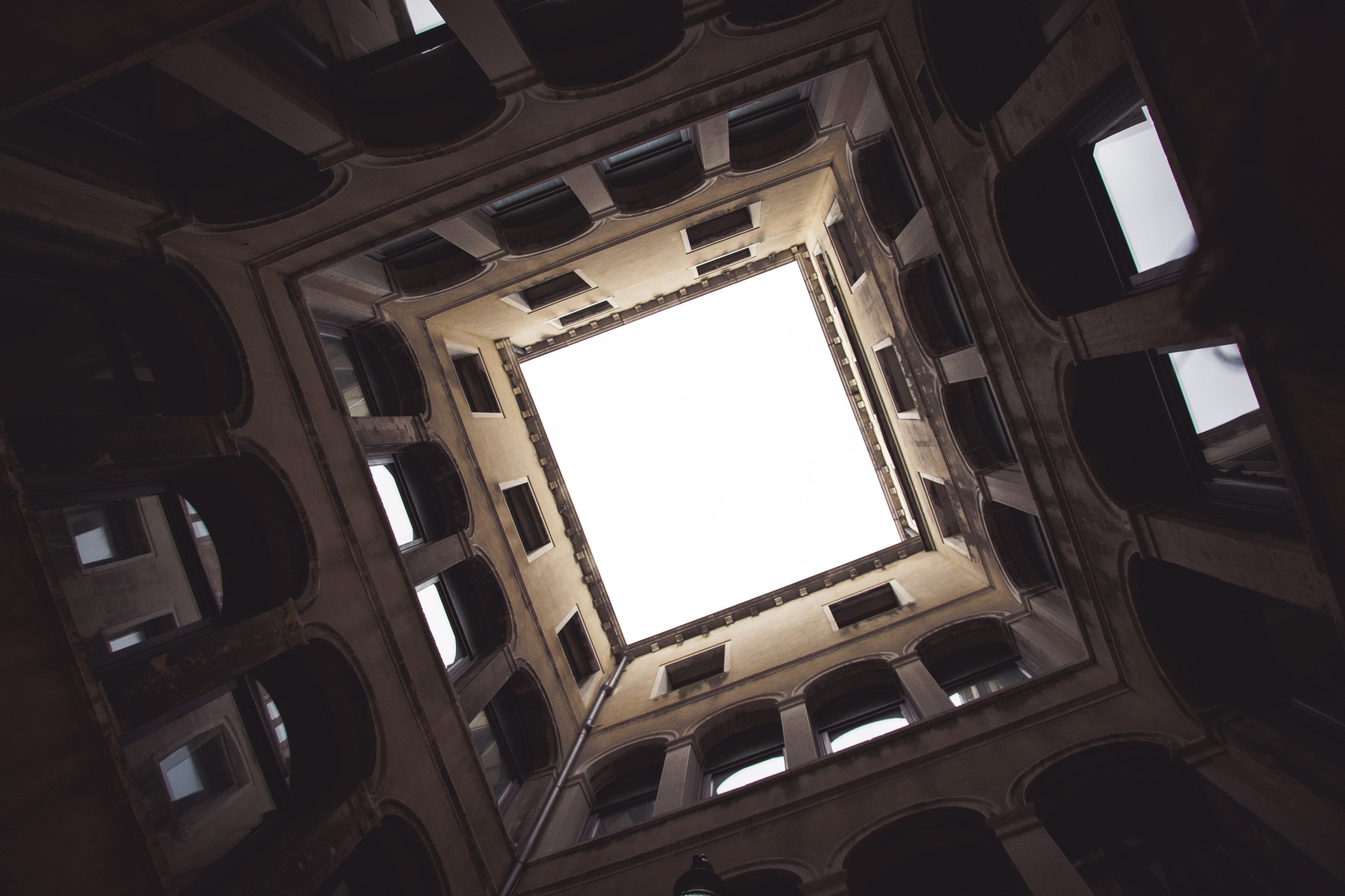 light skylight building and architecture 4k, HD Wallpaper