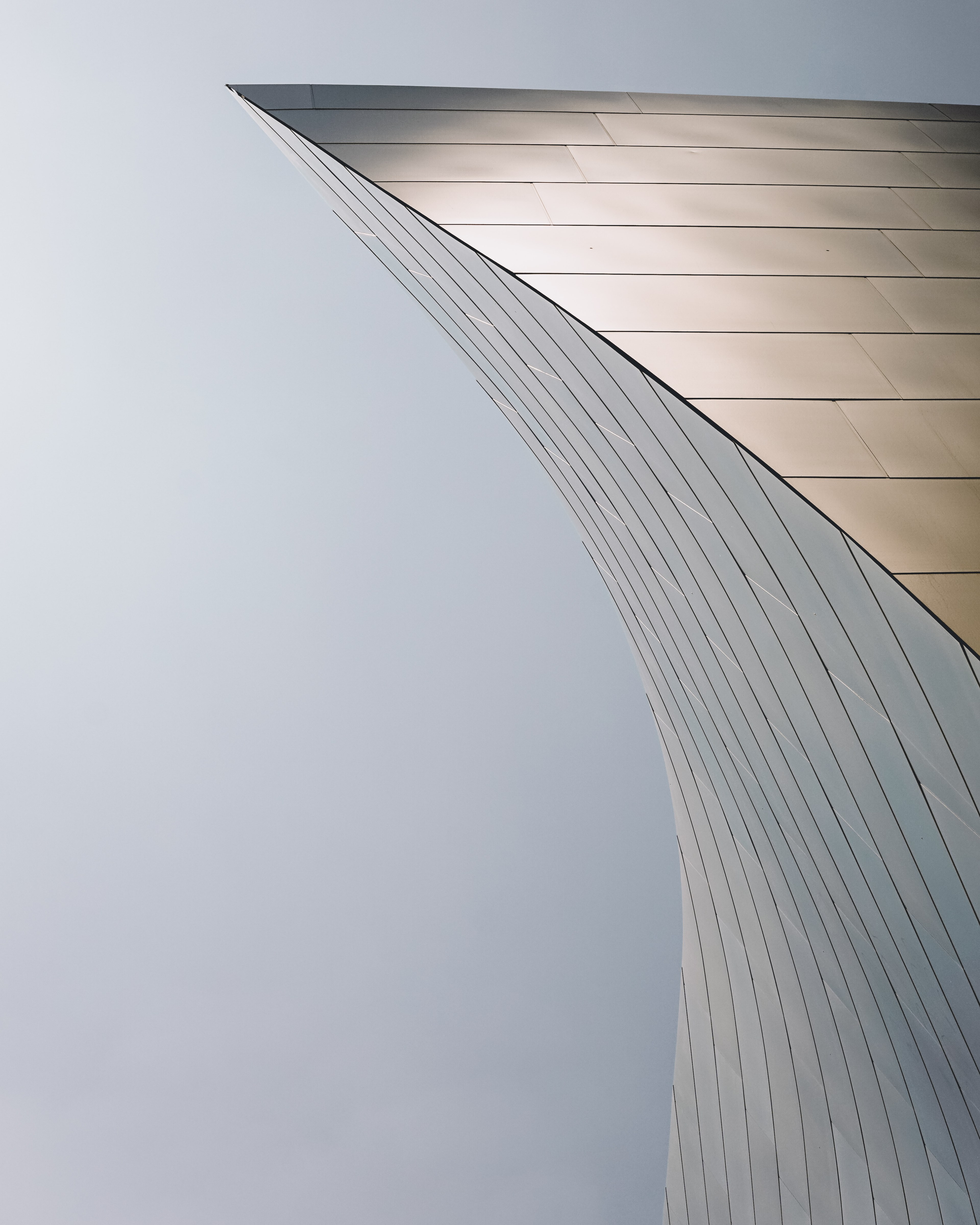 architecture sky curve and corner hd, 4k, Phone HD Wallpaper