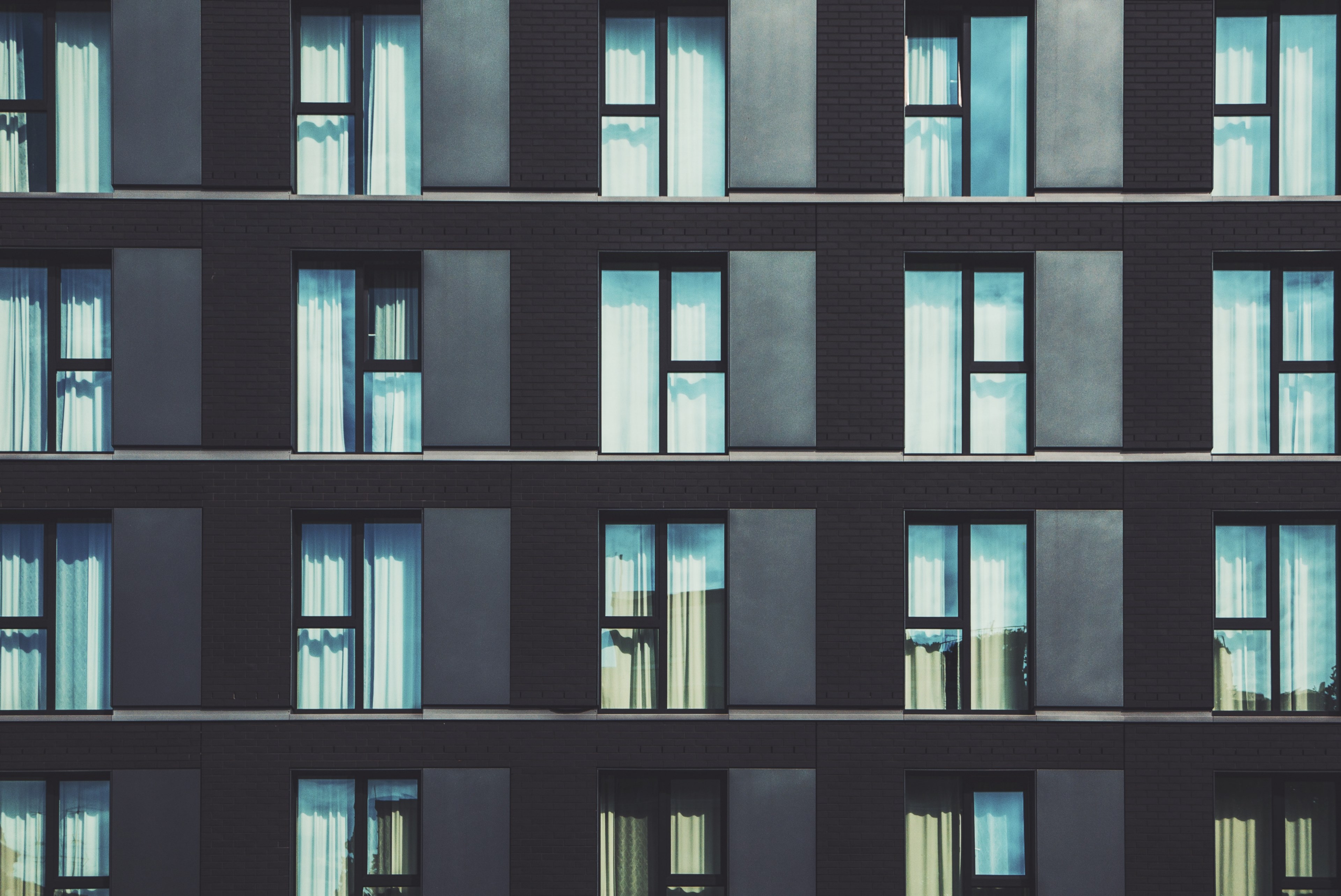 window architecture building and facade 4k, HD Wallpaper