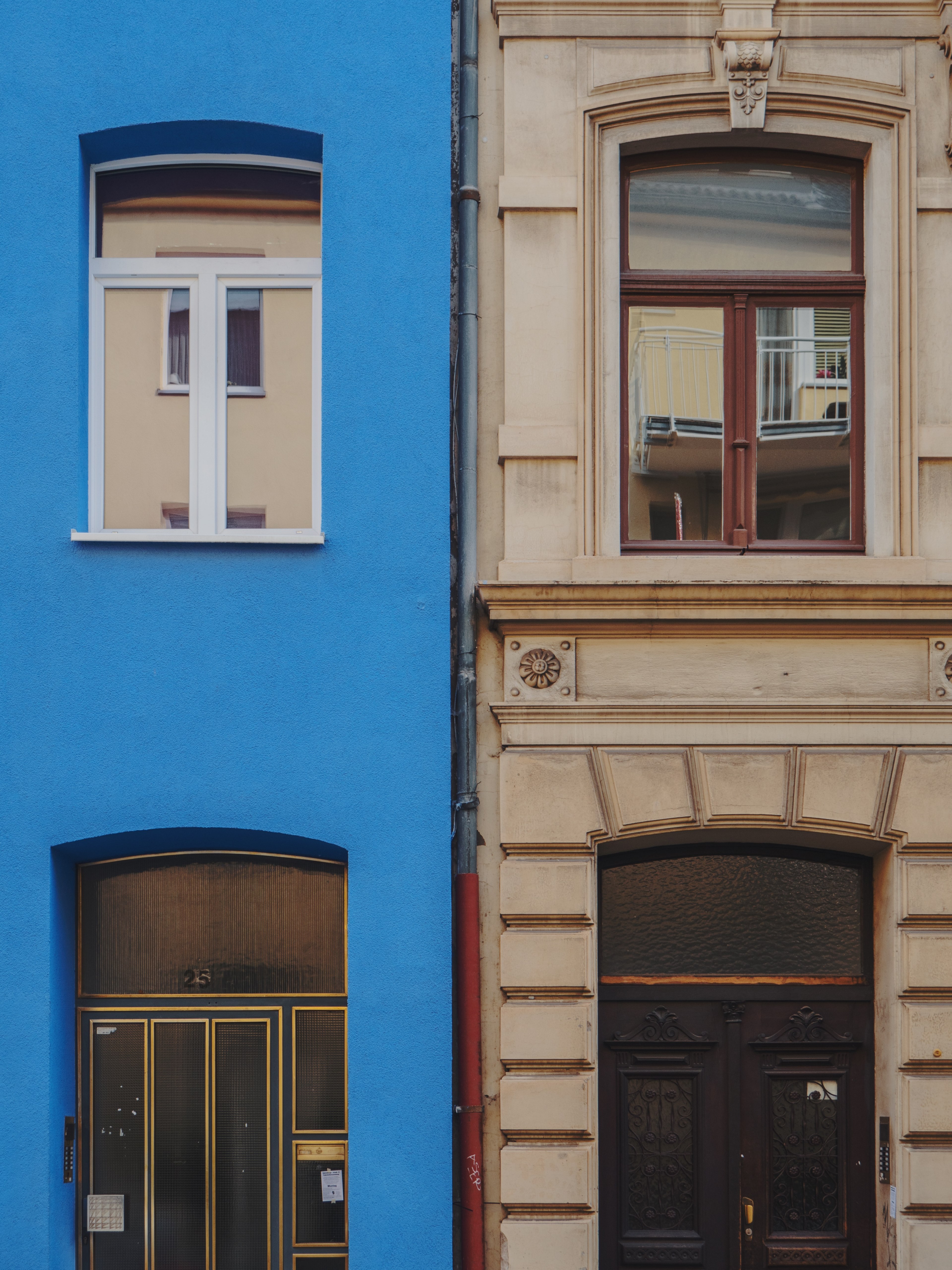 house home exterior and facade hd, 4k, Phone HD Wallpaper