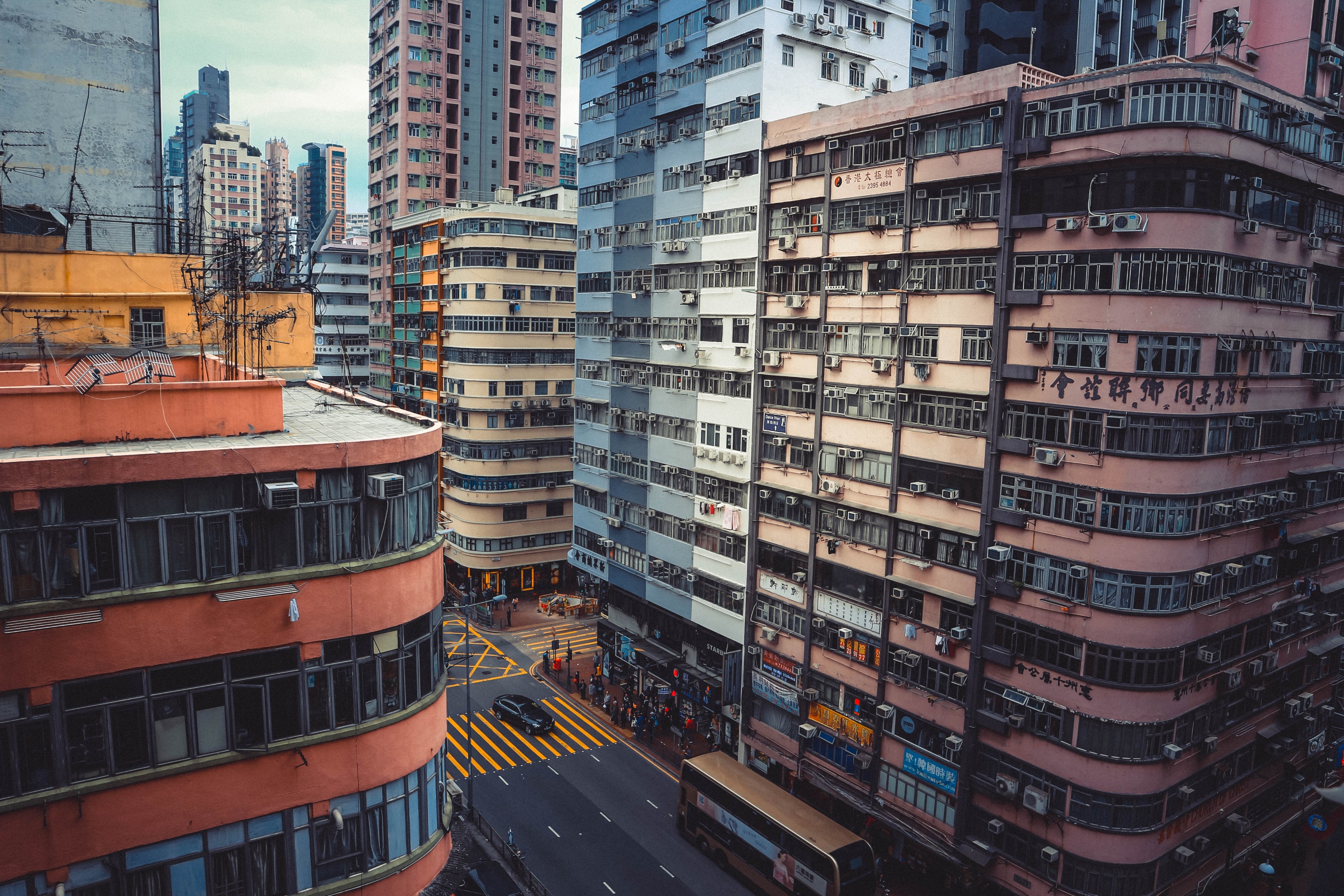 hongkong nathan road 4k, HD Wallpaper