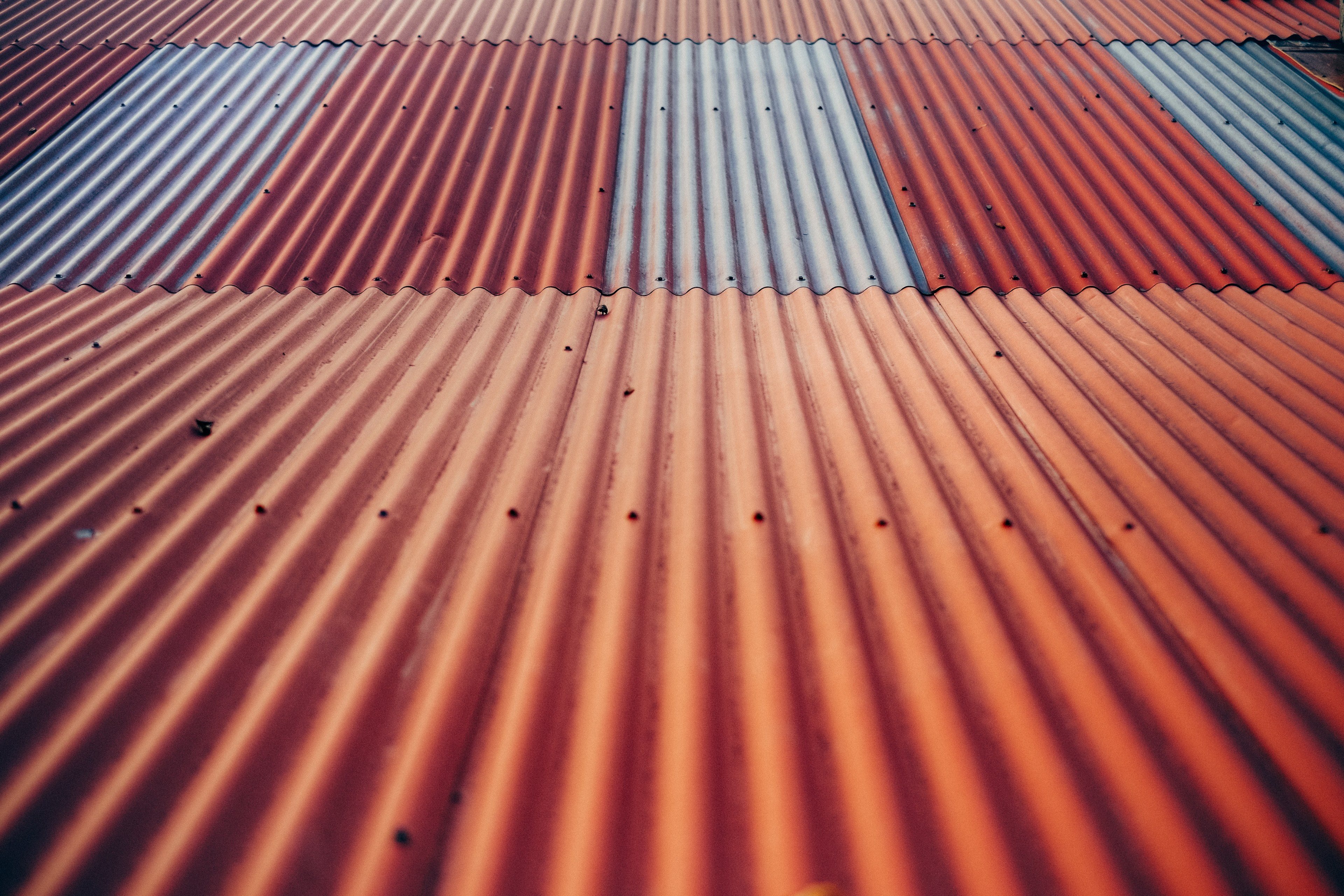 roof corrugated iron corrugated tin and tin roof 4k, HD Wallpaper