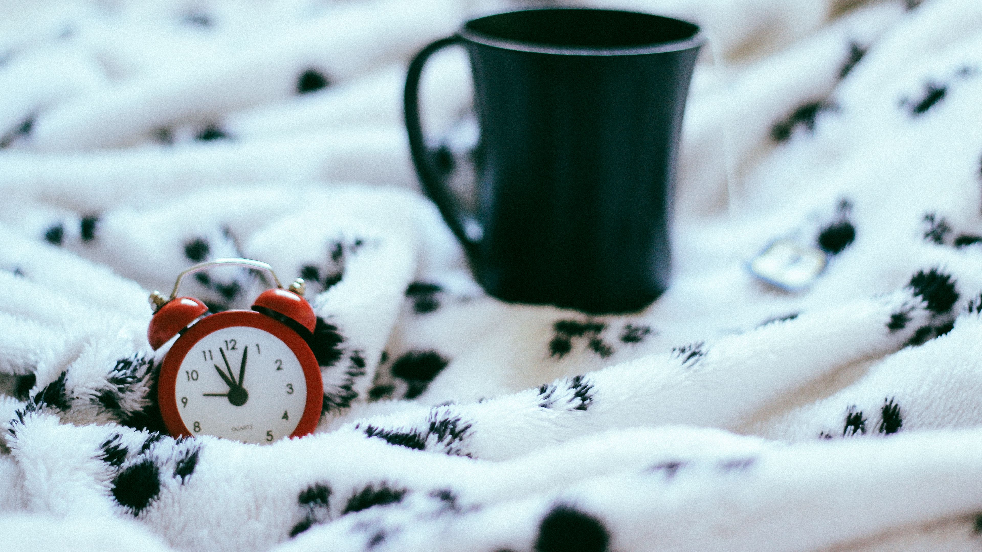 alarm clock, watch, plaid, 4k, HD Wallpaper