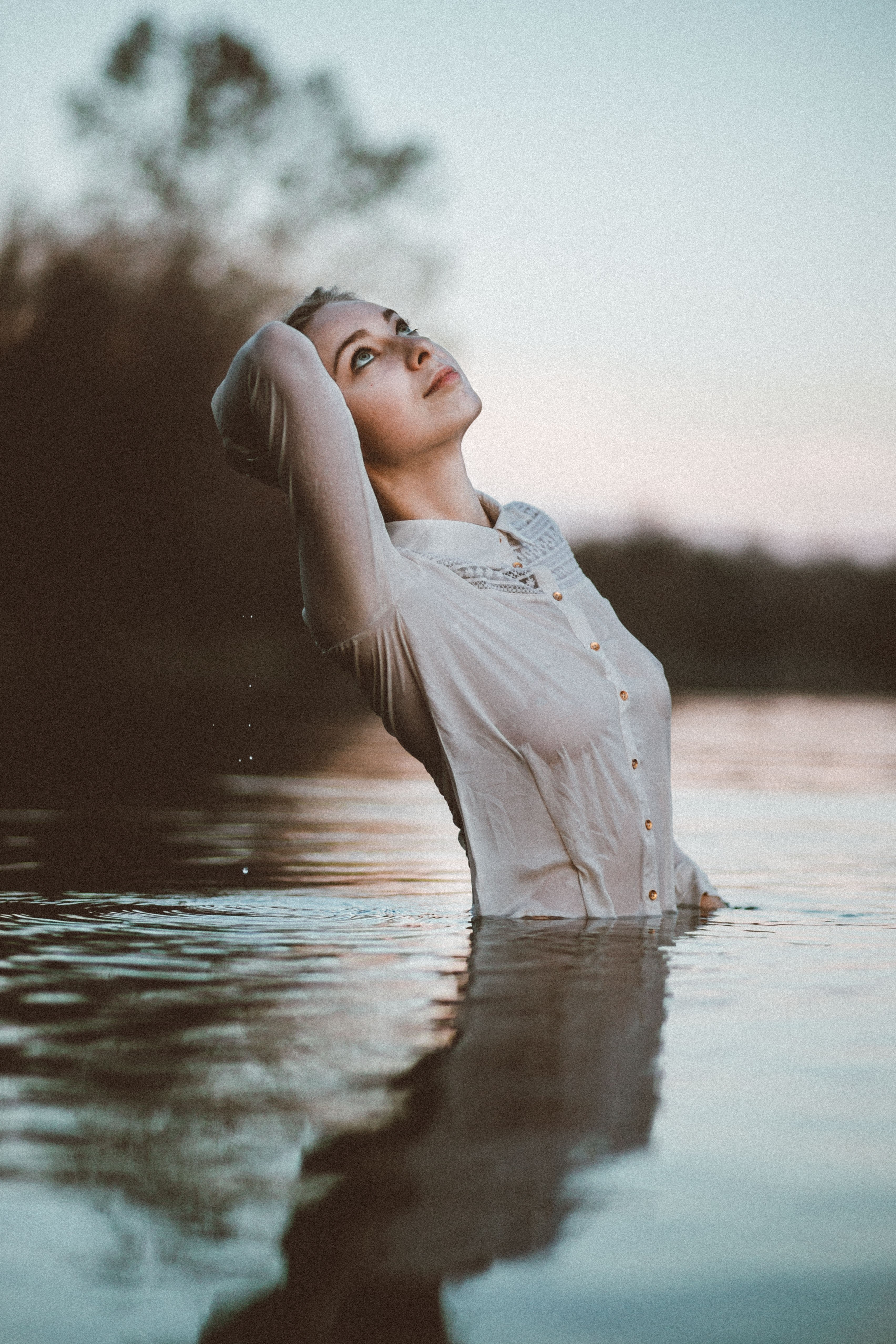 woman female lady and water hd, 4k, Phone HD Wallpaper