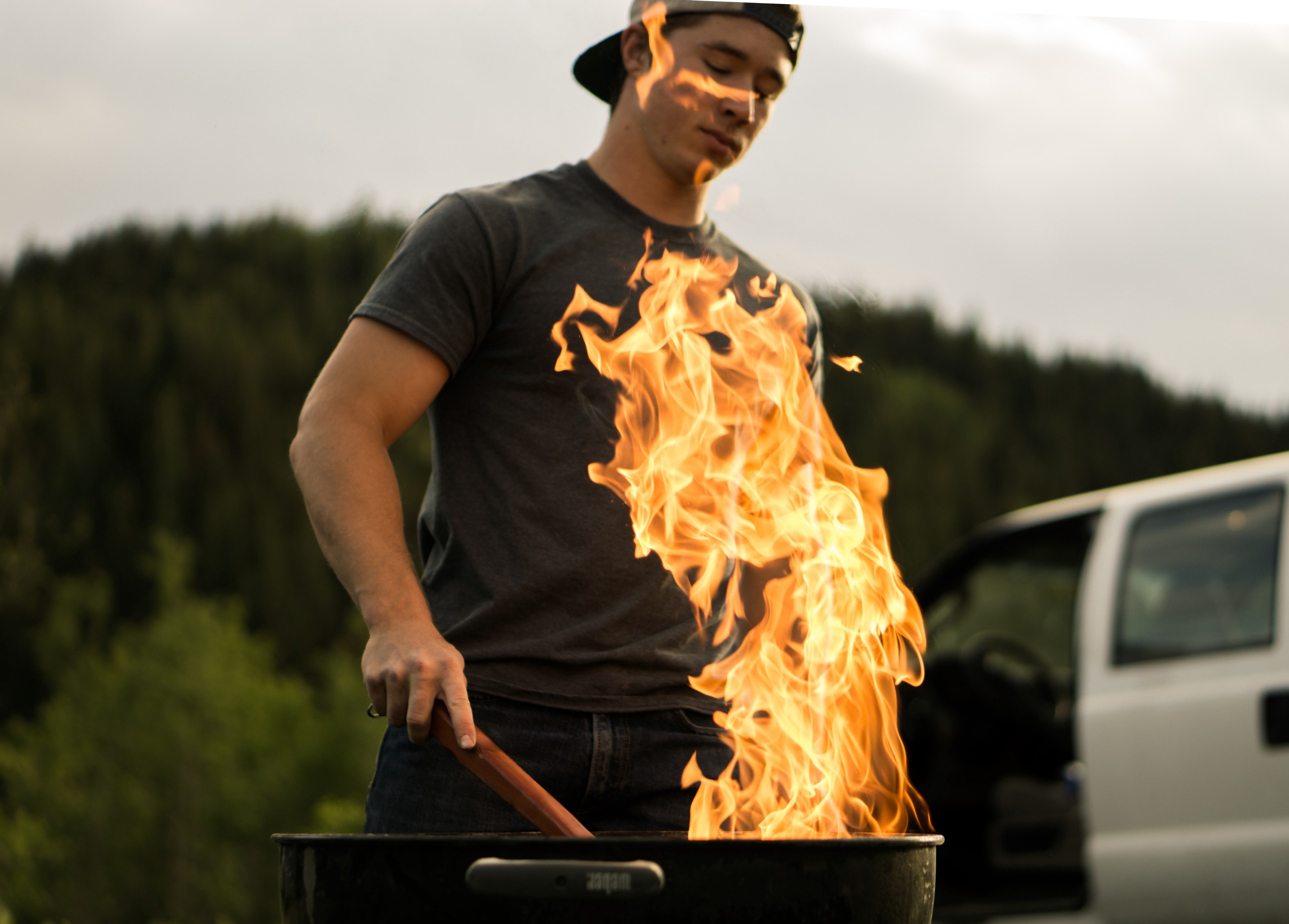 bbq time 4k, HD Wallpaper