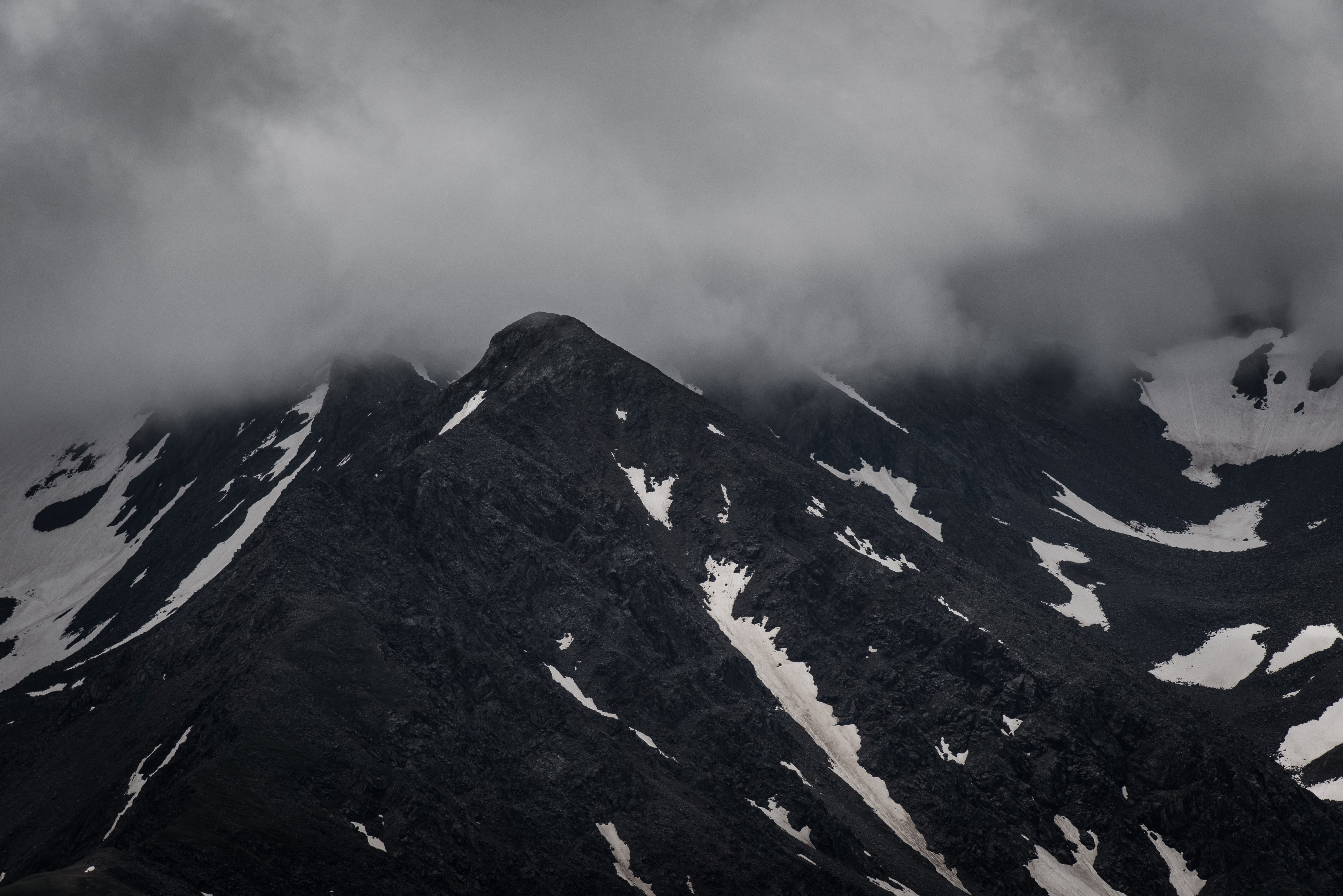 cloud mountain overcast and weather 4k, HD Wallpaper
