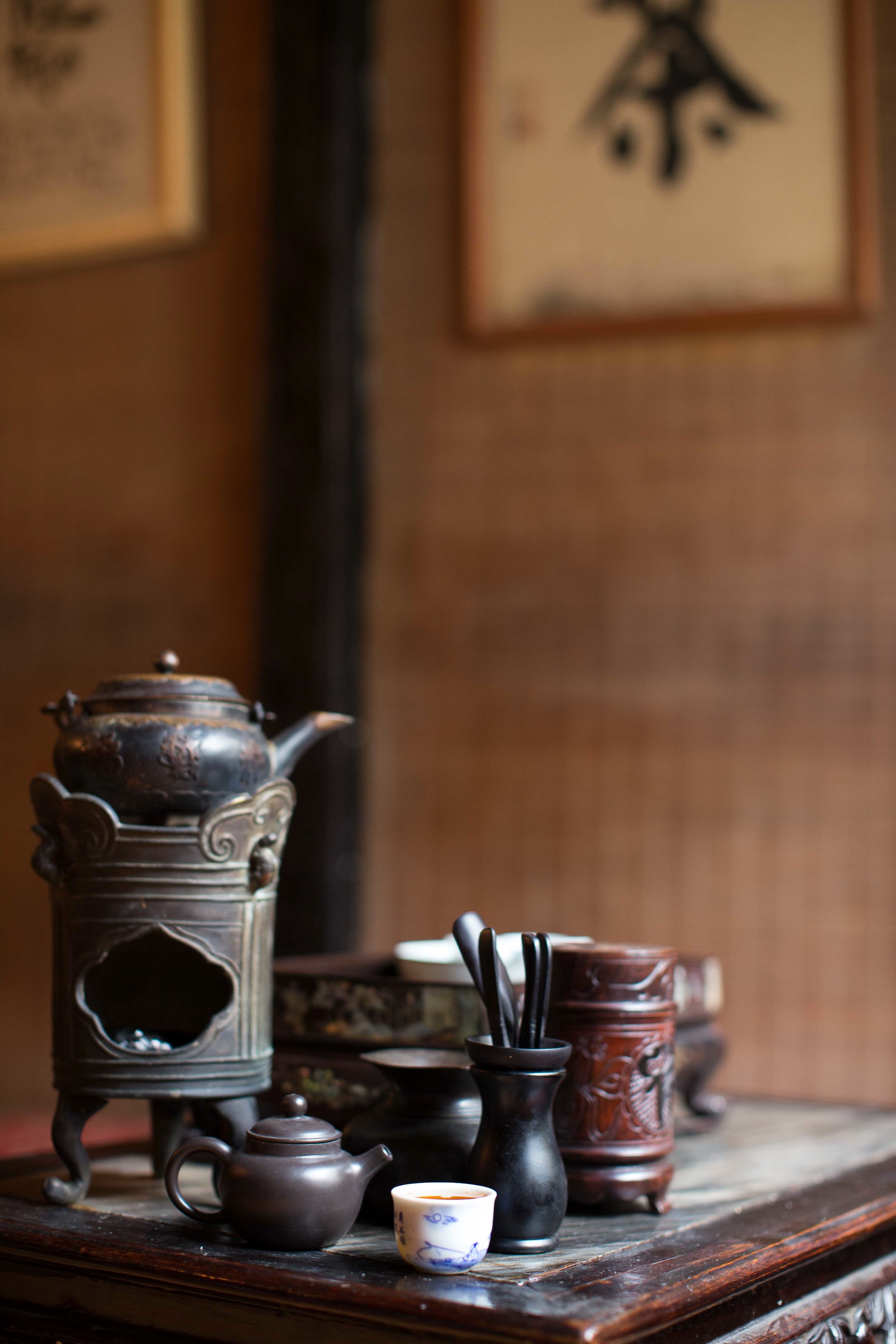 tea shop and tea ceremony hd, 4k, Phone HD Wallpaper